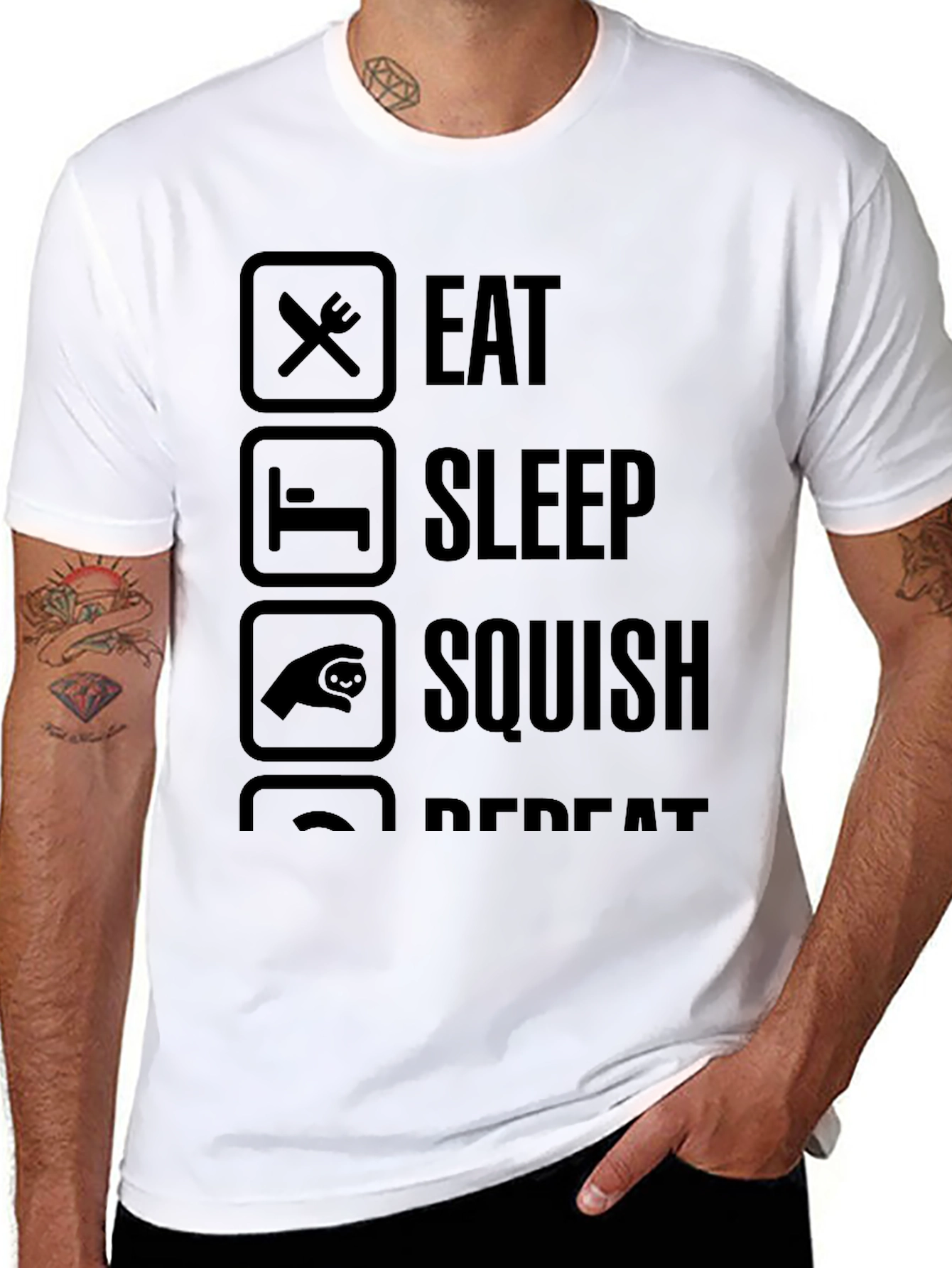 Eat Sleep Squish Repeat T-Shirt