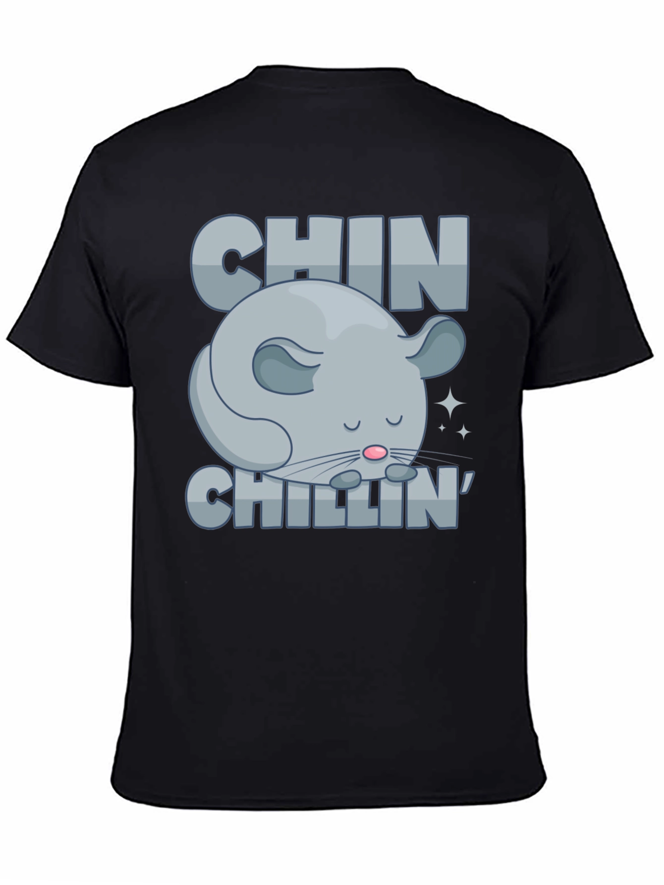 Chin Chillin T-Shirt Funny Chinchilla Graphic Tee