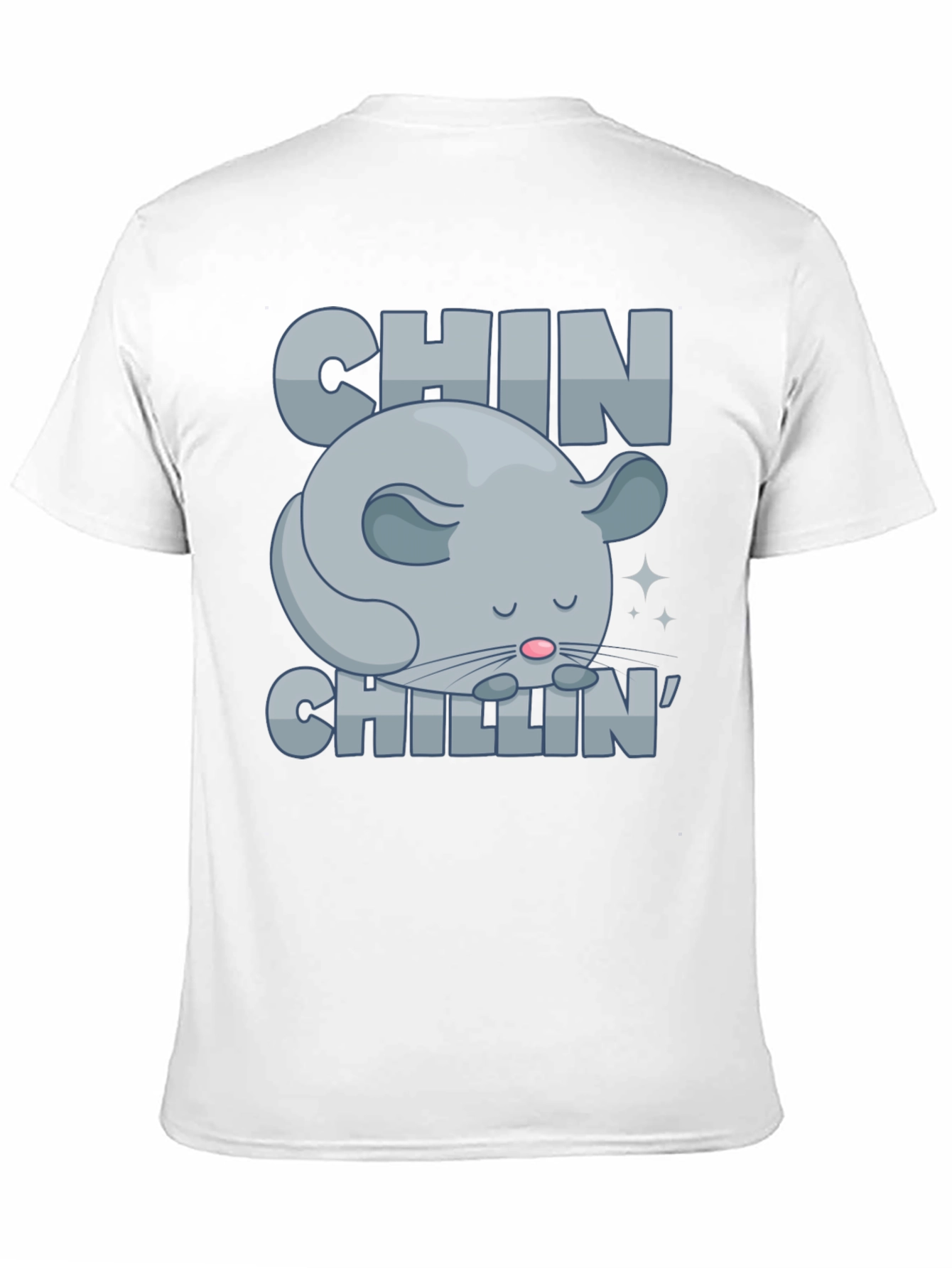 Chin Chillin T-Shirt Funny Chinchilla Graphic Tee