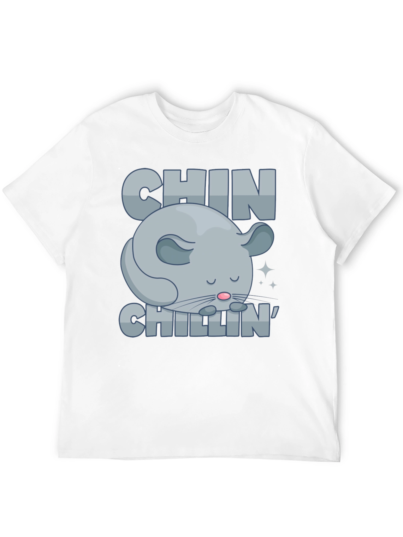 Chin Chillin T-Shirt Funny Chinchilla Graphic Tee