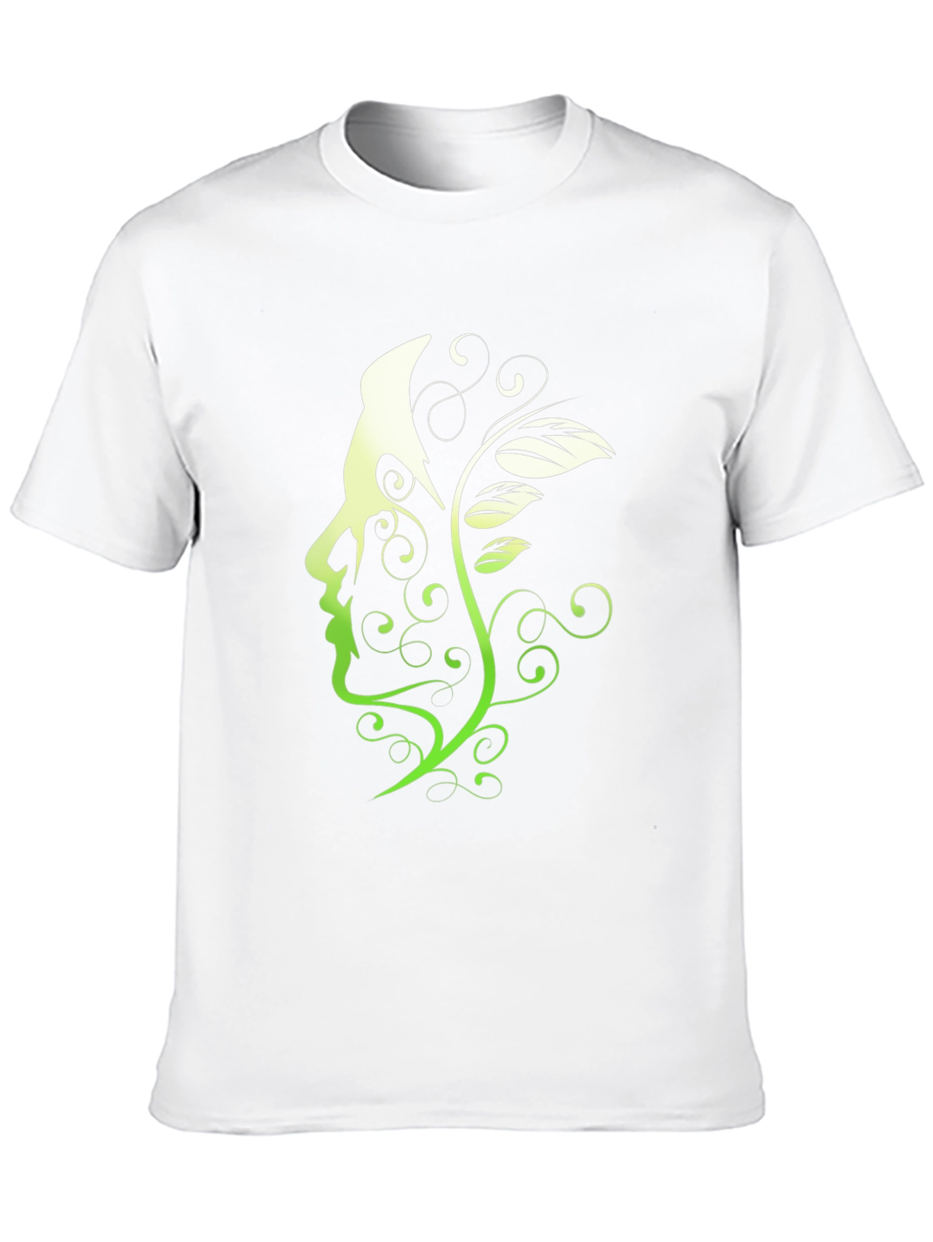 Nature Silhouette Graphic Tee - Black