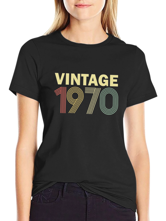 Vintage 1970 Graphic Tee - Retro Style