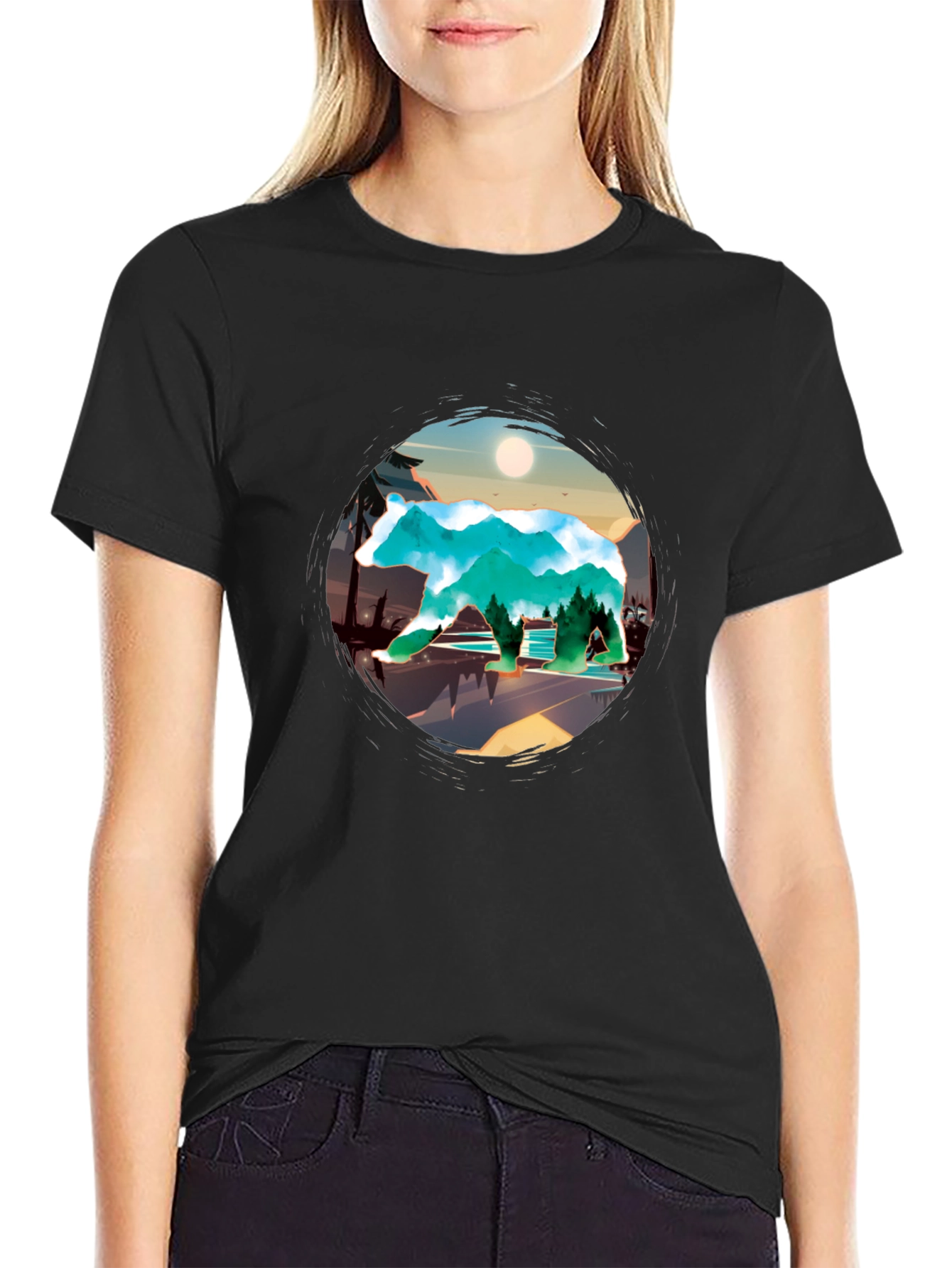 Bear Mountain T-Shirt - Nature Adventure Tee