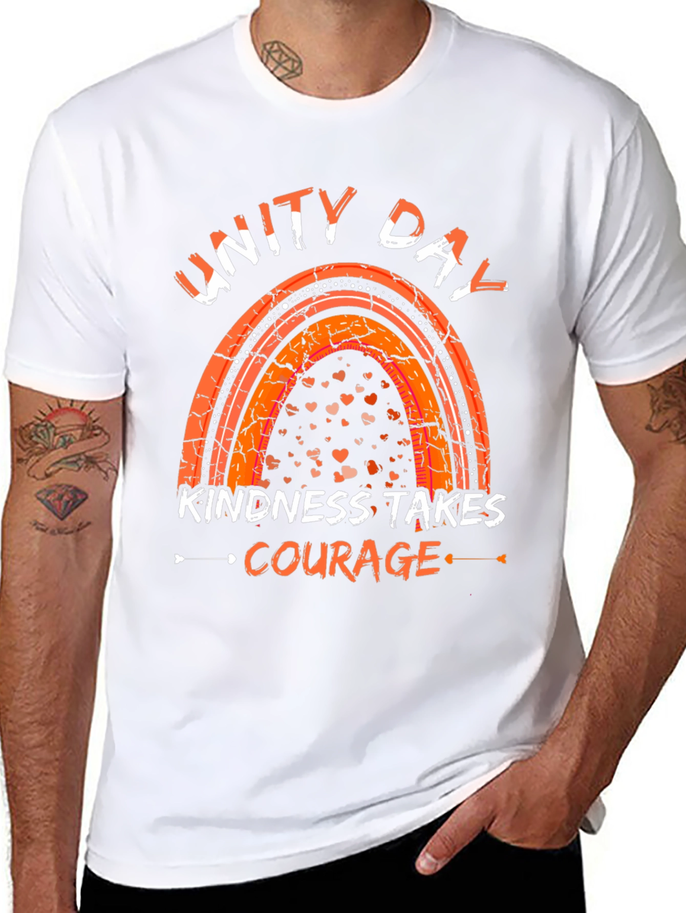 Unity Day Kindness Takes Courage T-Shirt