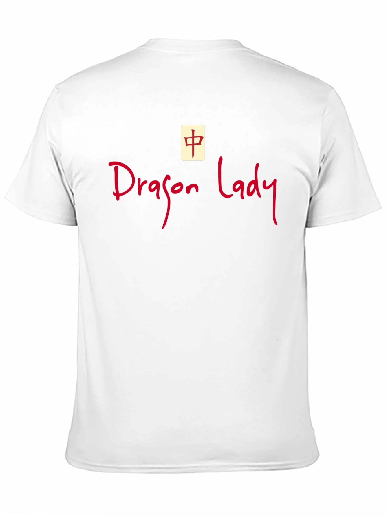 Dragon Lady Graphic Tee - Black Crew Neck T-Shirt