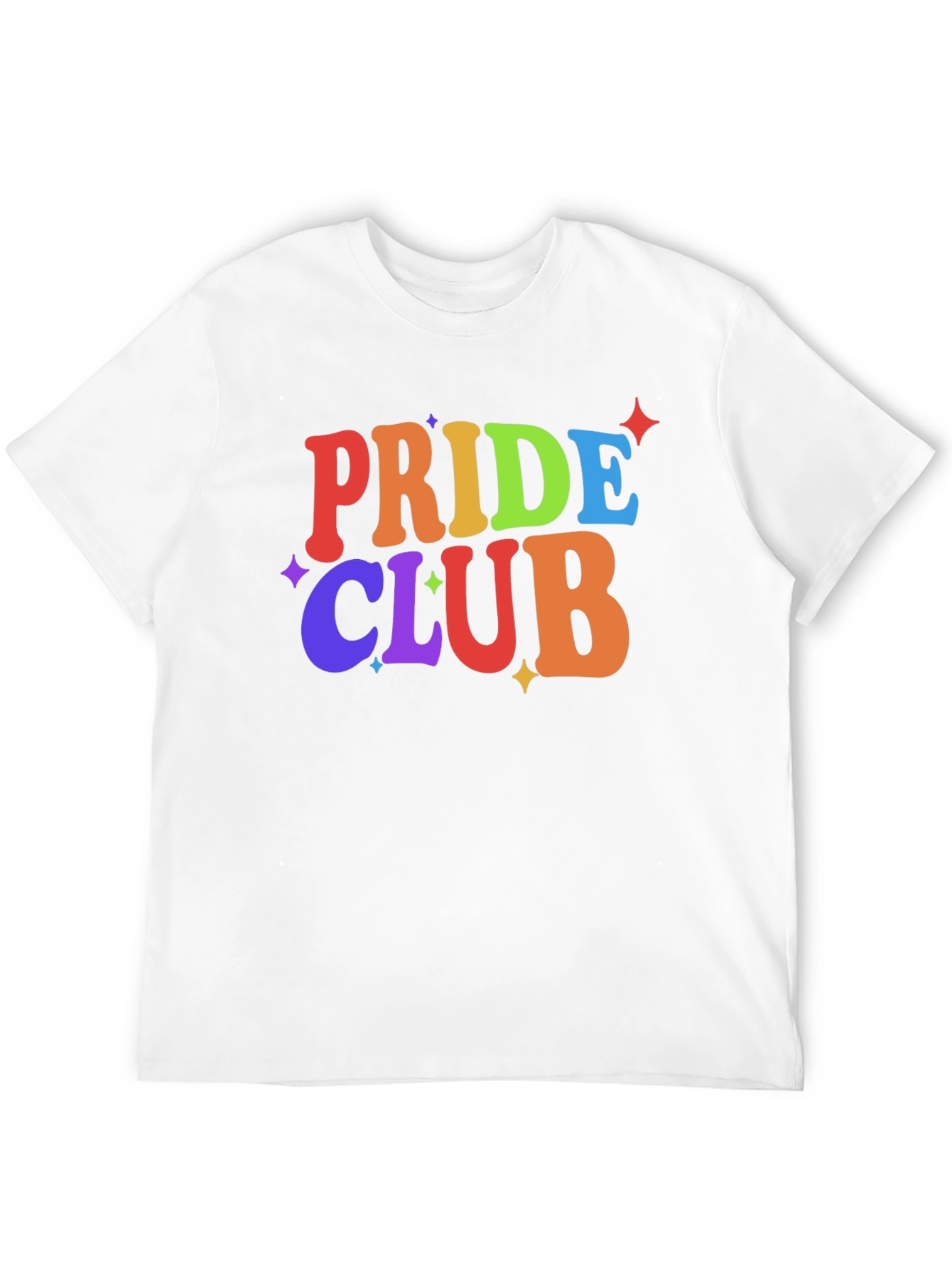 Pride Club Rainbow Graphic Tee - Black