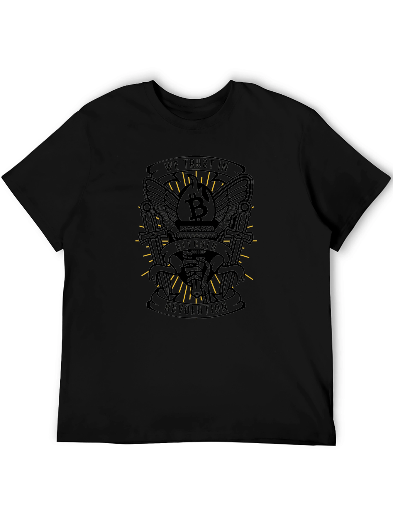 Bitcoin Revolution Black T-Shirt