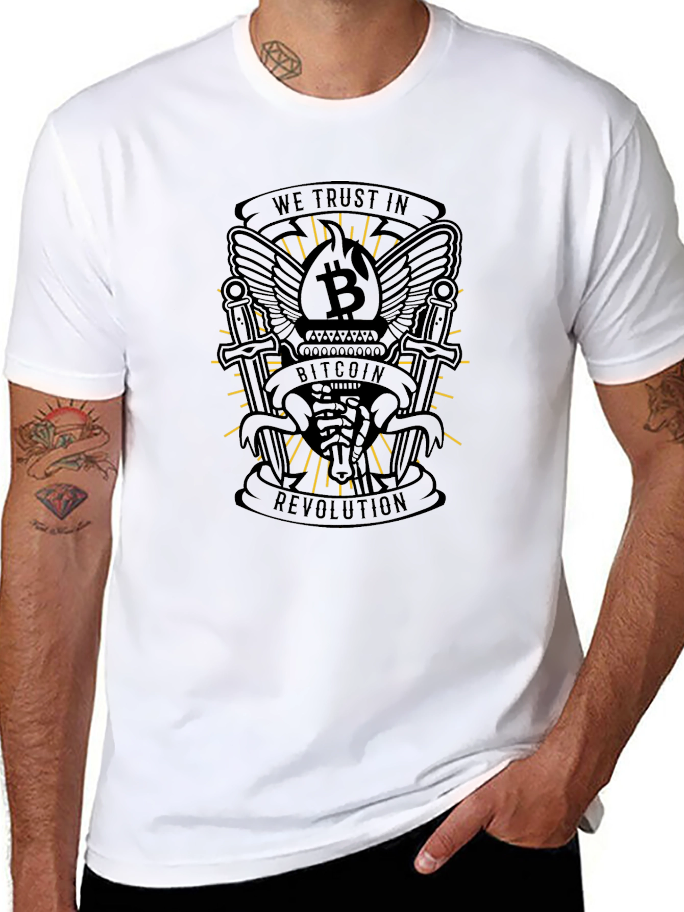 Bitcoin Revolution Black T-Shirt