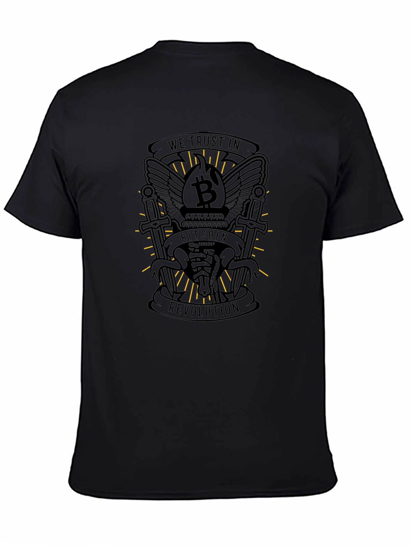 Bitcoin Revolution Black T-Shirt