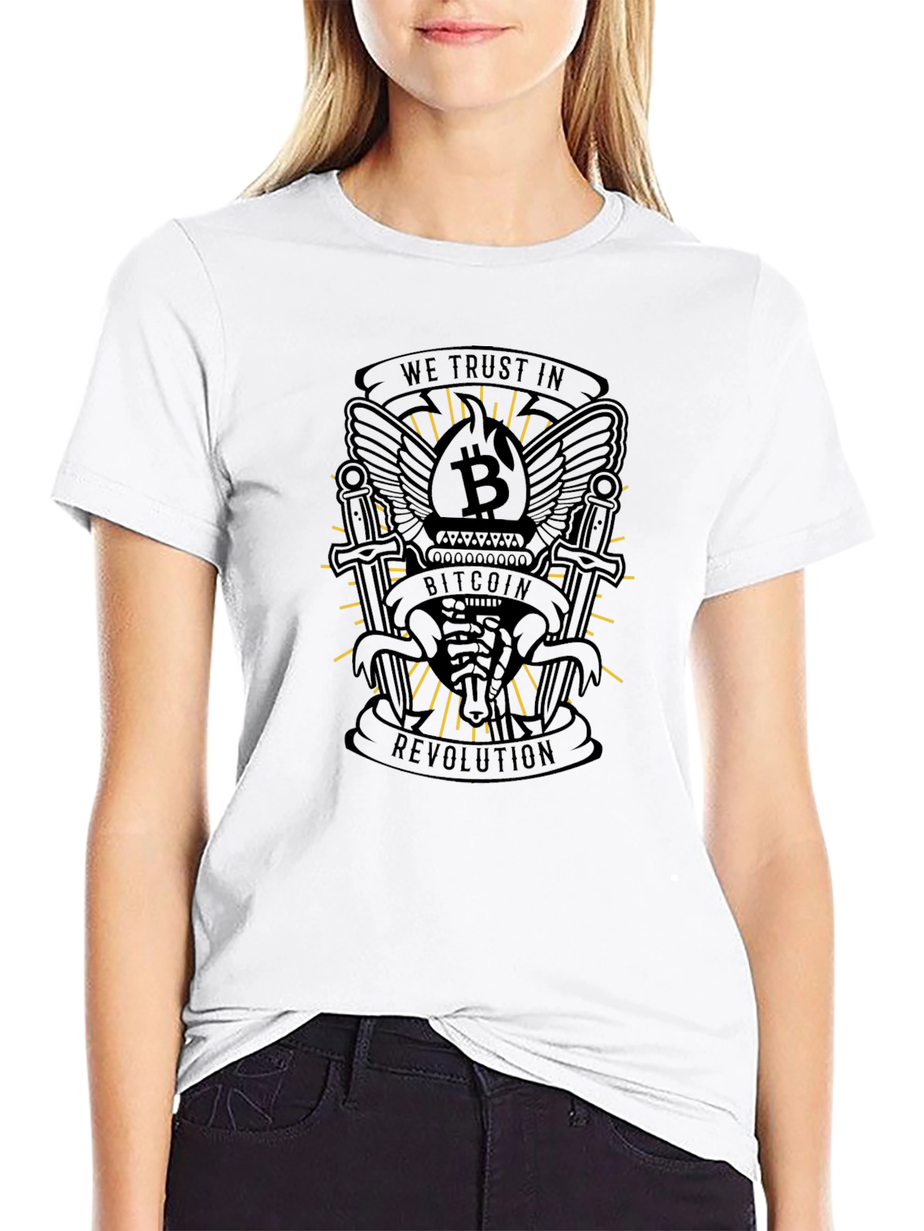 Bitcoin Revolution Black T-Shirt