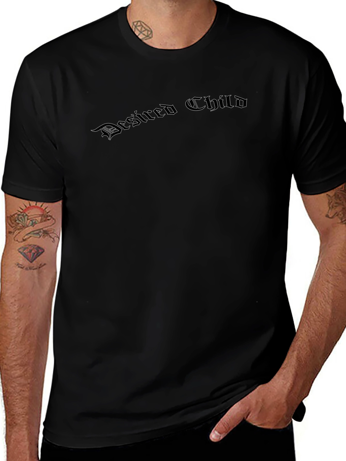 Desired Child Graphic Black T-Shirt