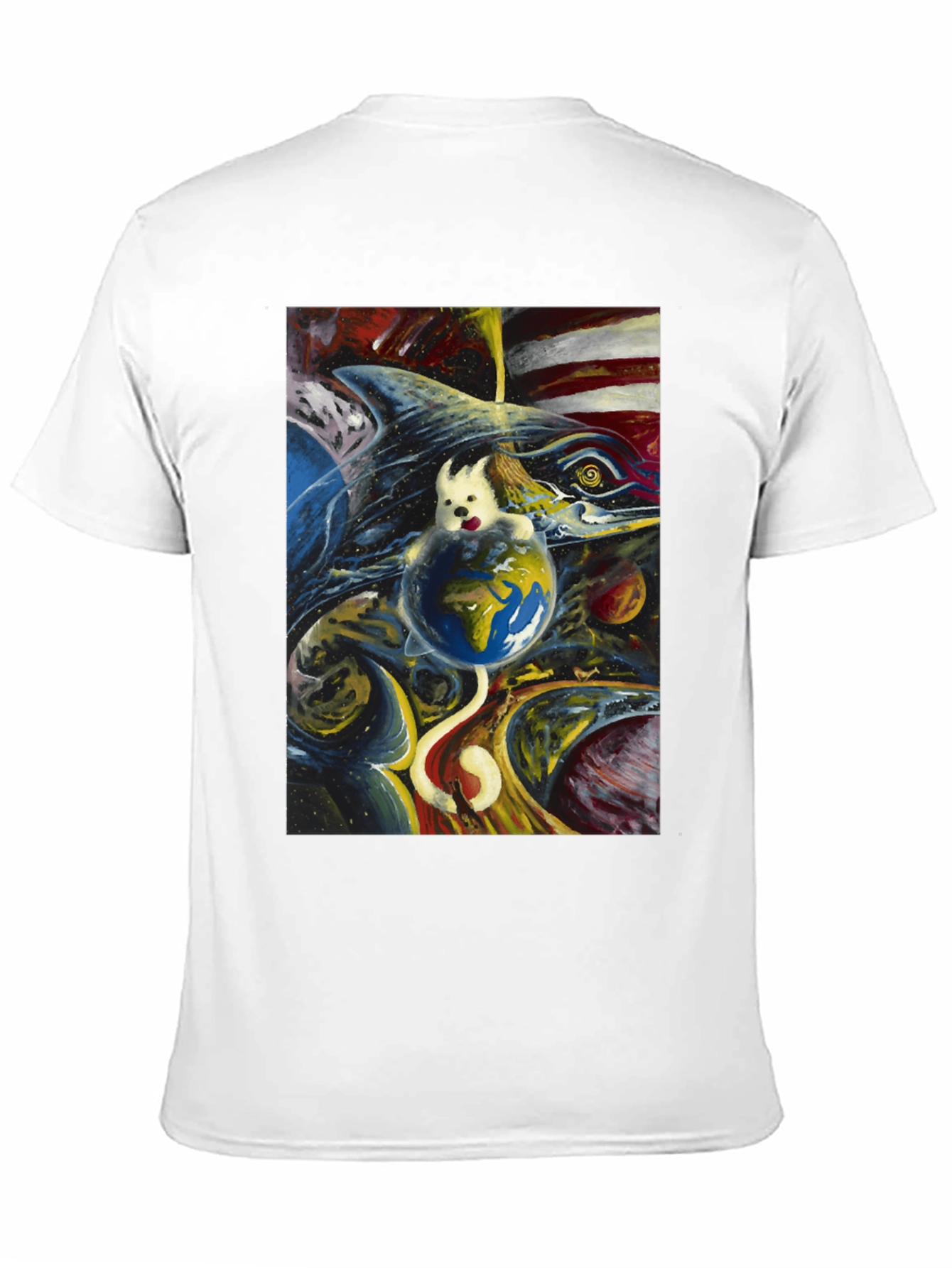 Cosmic Dog Earth T-Shirt
