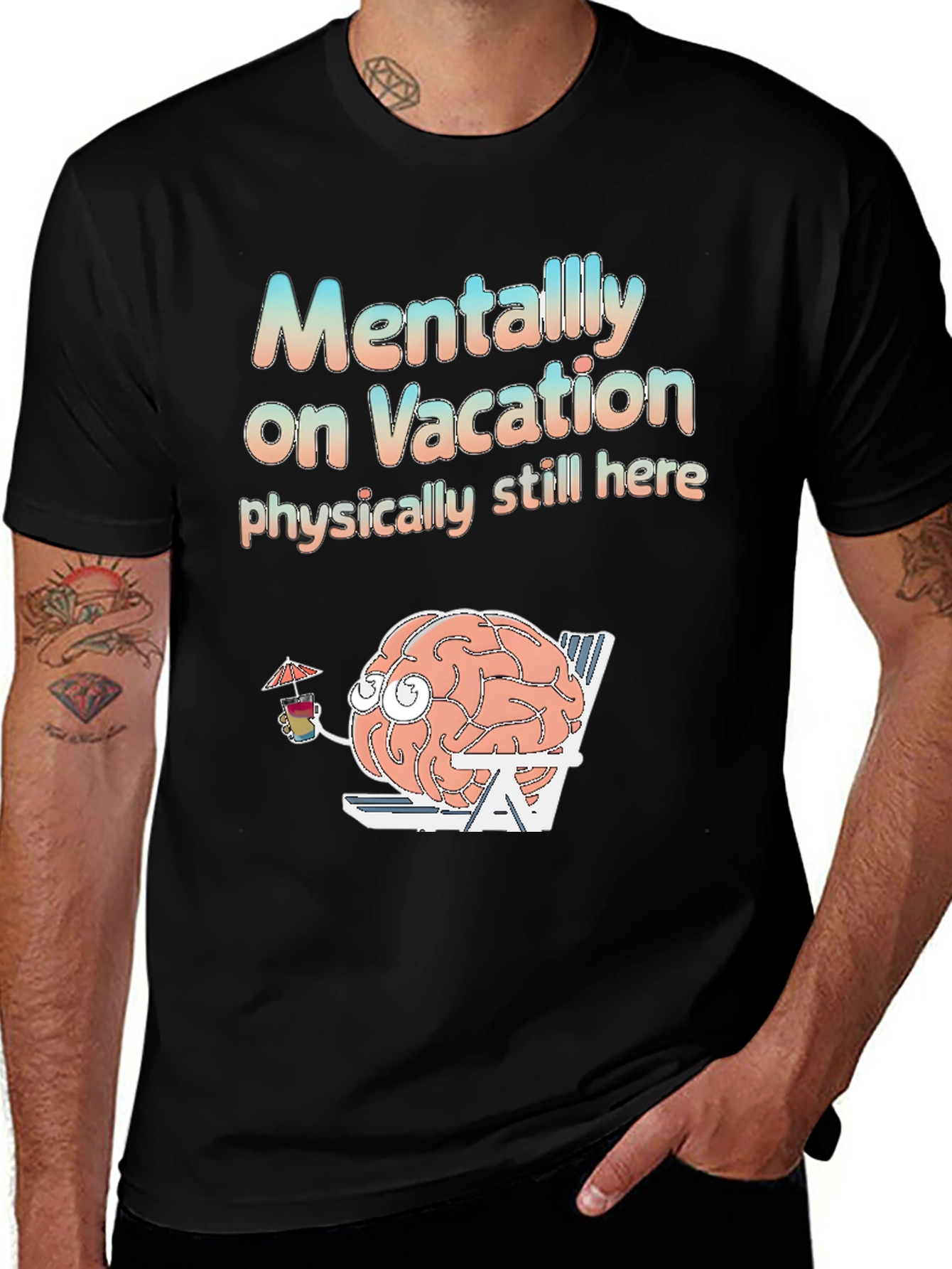 Mentally On Vacation T-Shirt