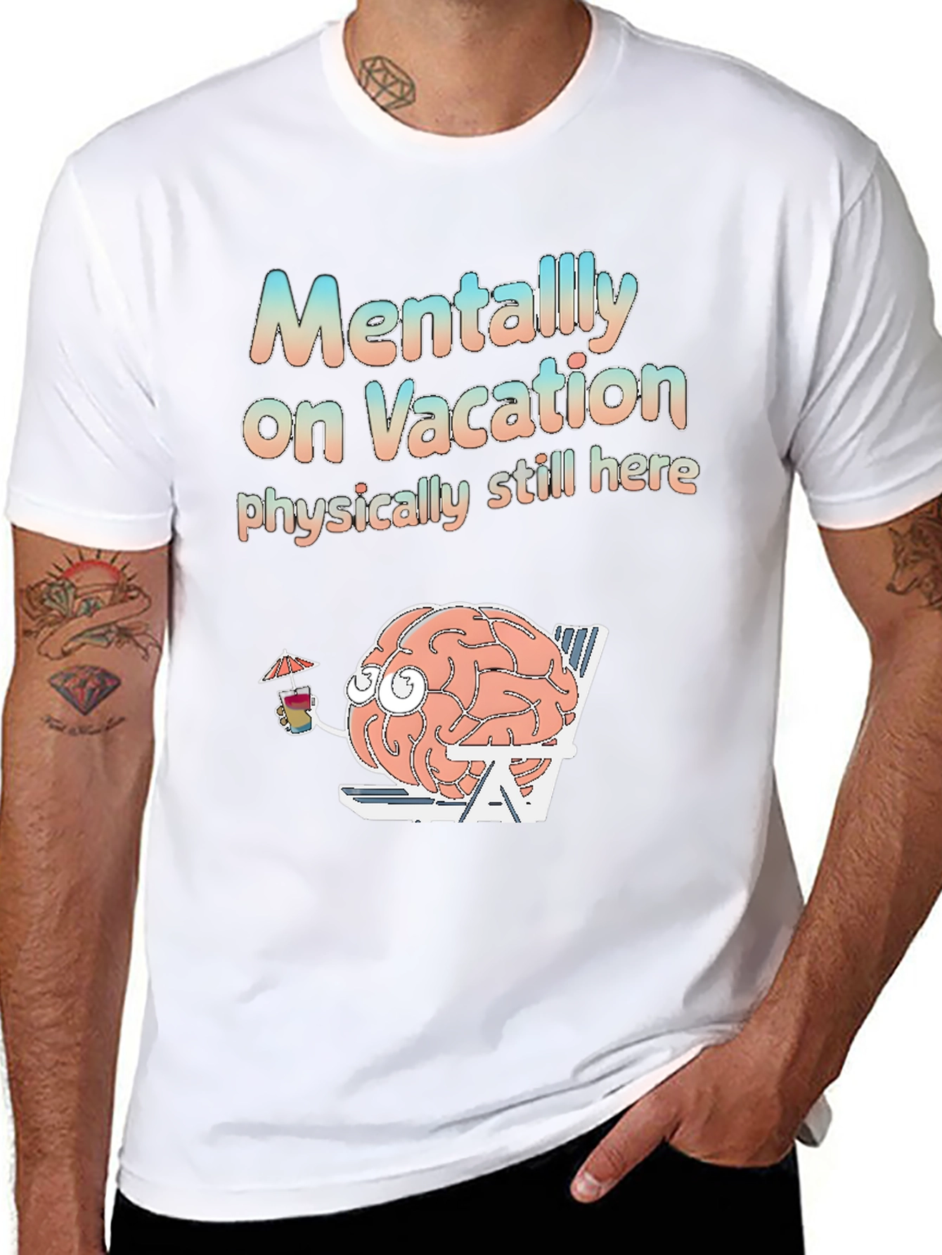 Mentally On Vacation T-Shirt