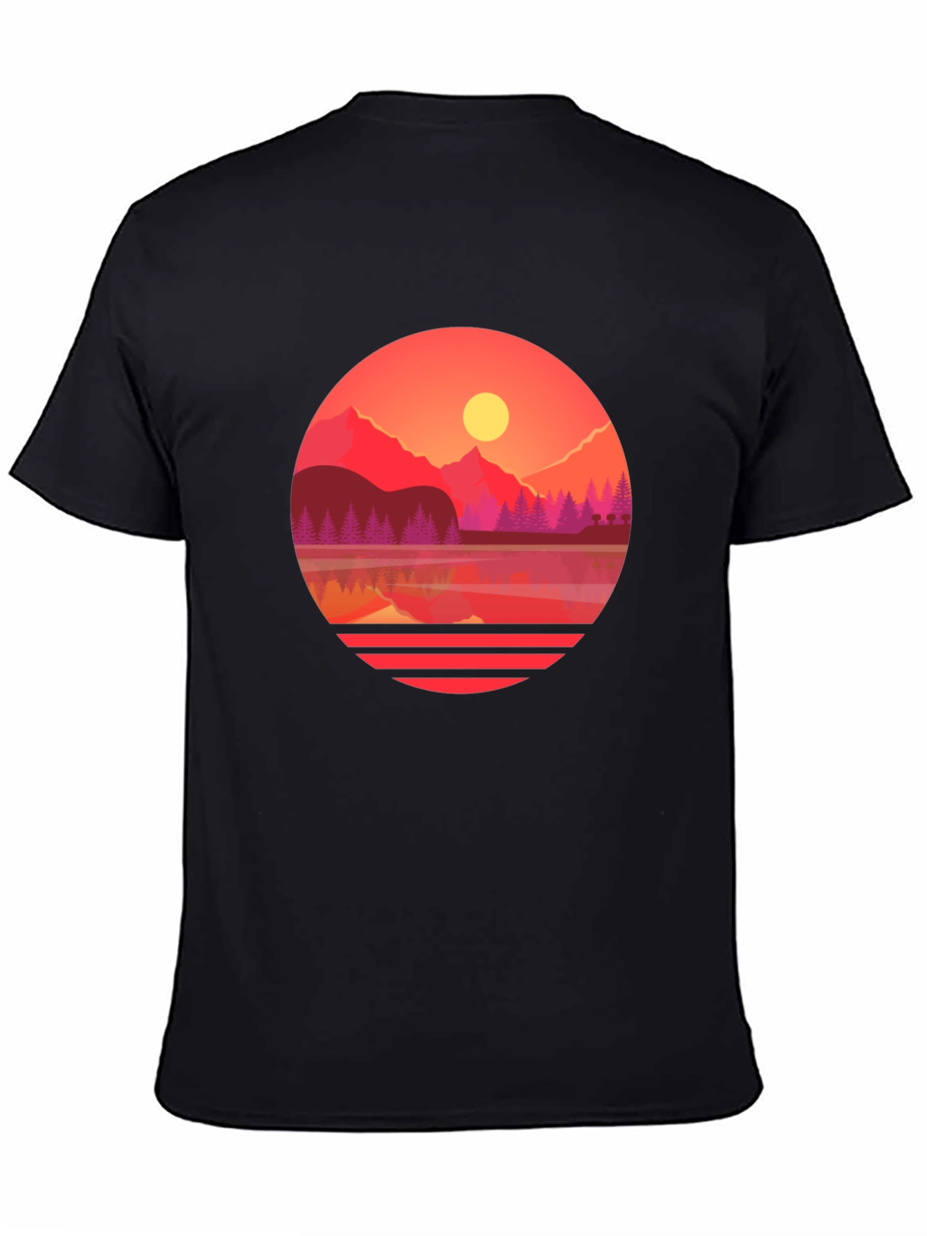 Sunset Lake Graphic Tee - Nature Inspired