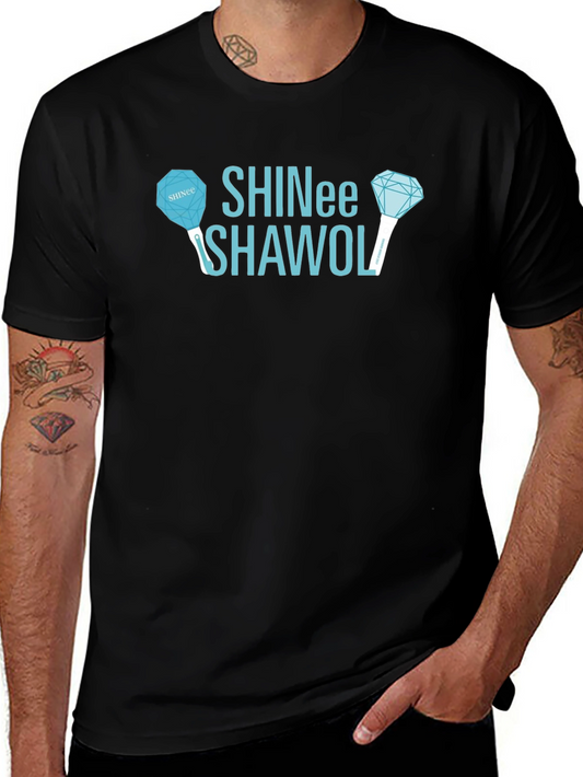 SHINee Shawol Black Graphic T-Shirt