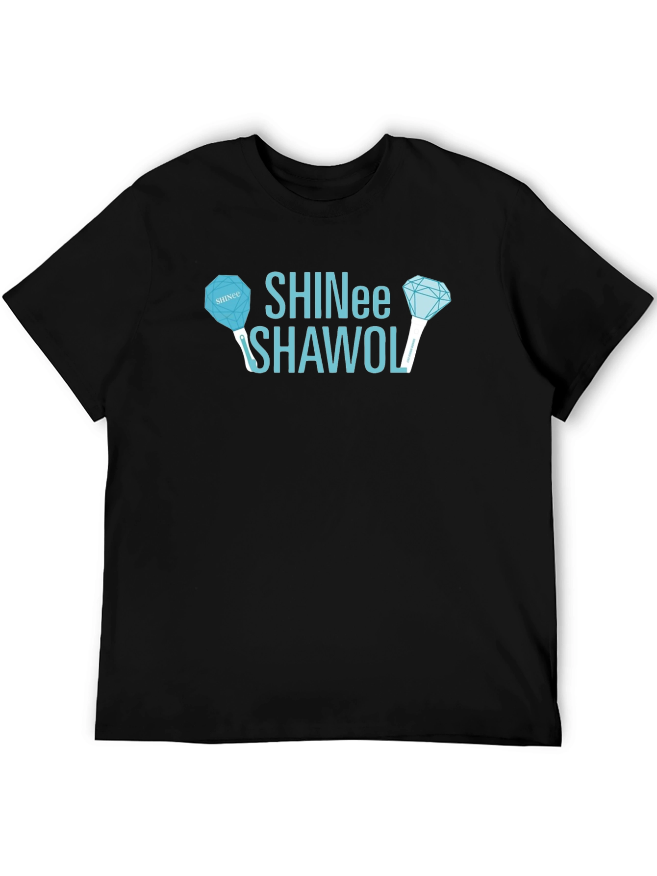 SHINee Shawol Black Graphic T-Shirt