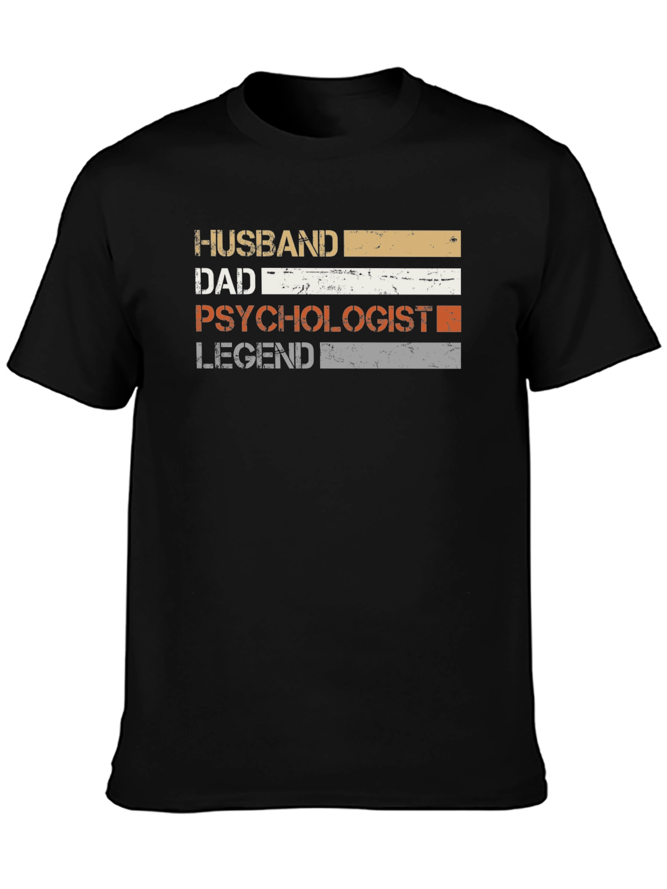 Husband Dad Psychologist Legend Graphic T-Shirt