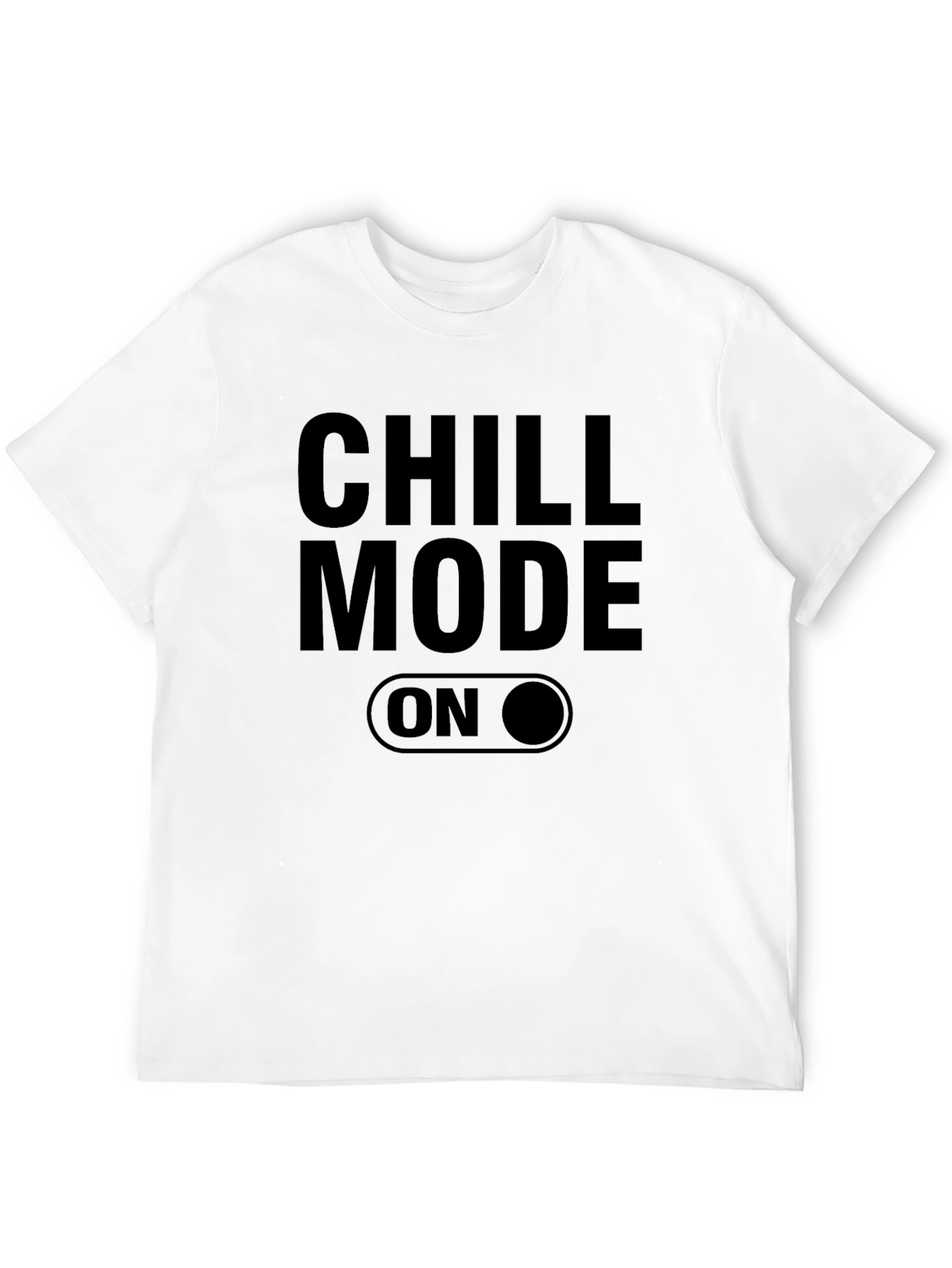 Chill Mode On Graphic Tee - Relaxed Comfort