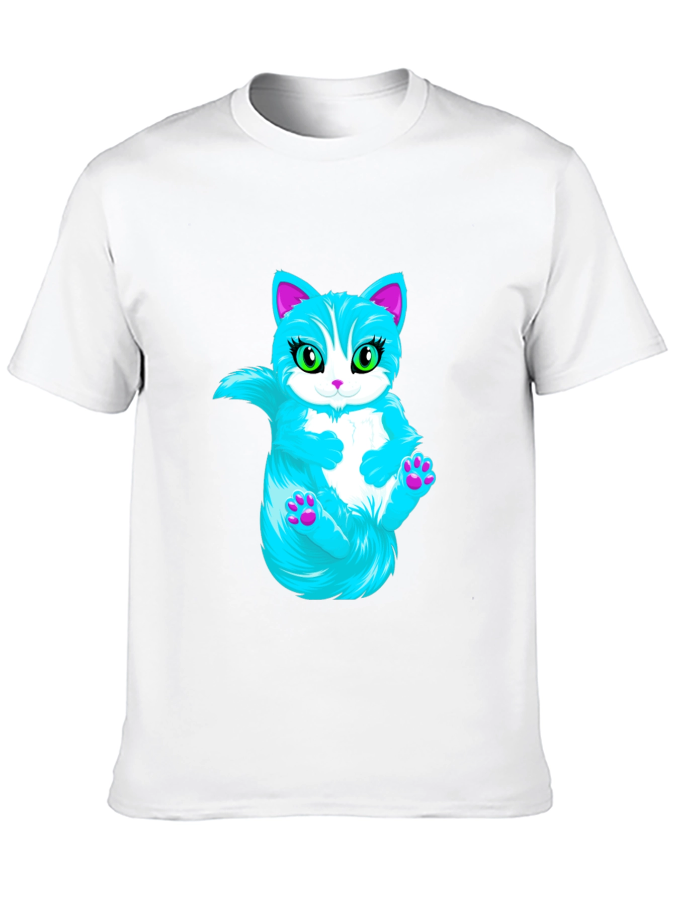 Cool Cat Graphic T-Shirt - Black
