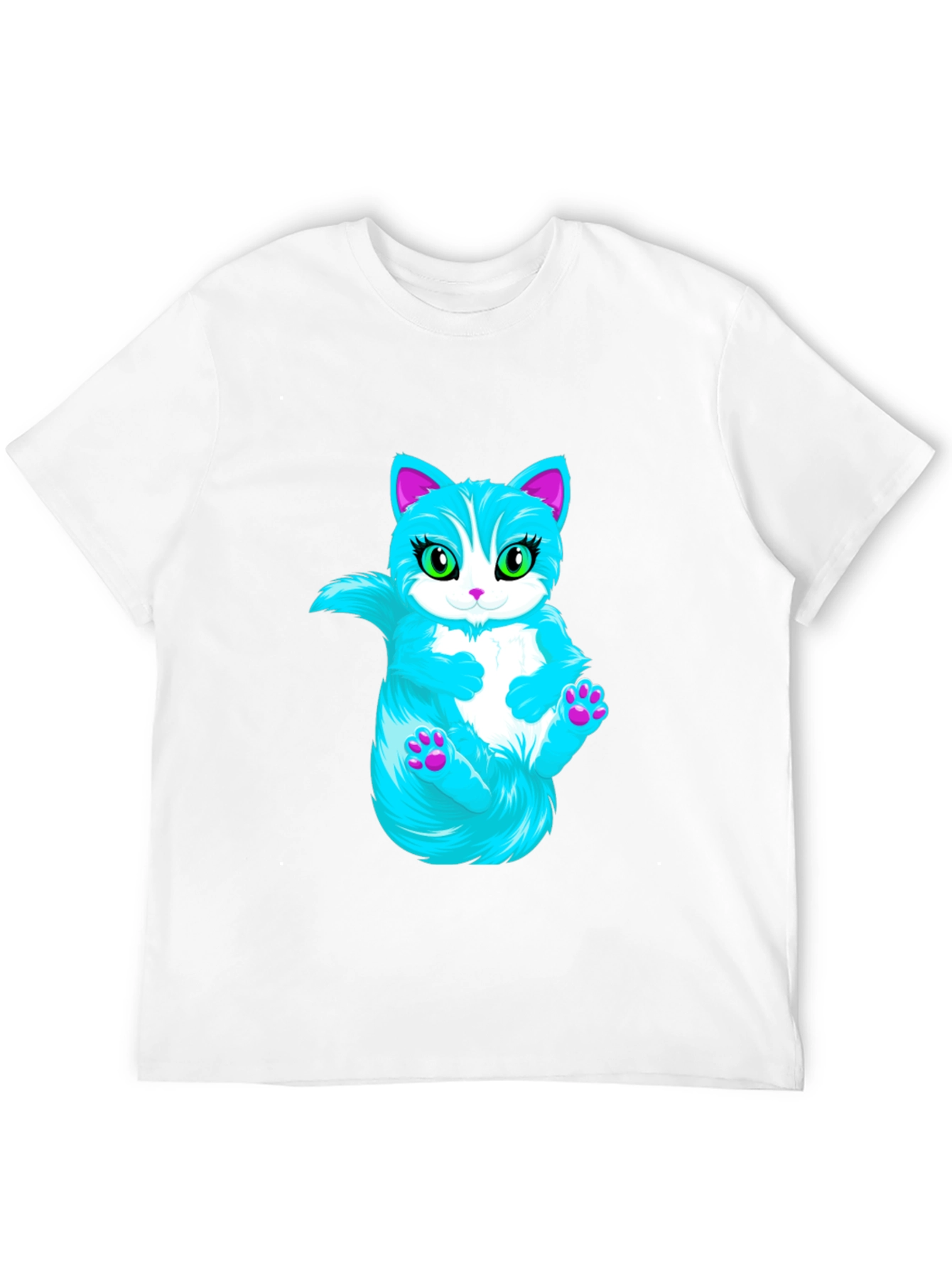 Cool Cat Graphic T-Shirt - Black