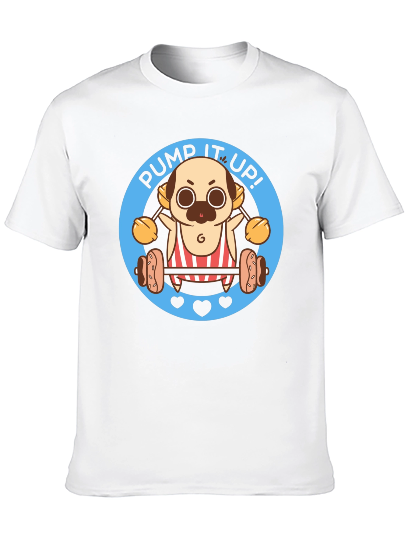 Pug Pump It Up T-Shirt