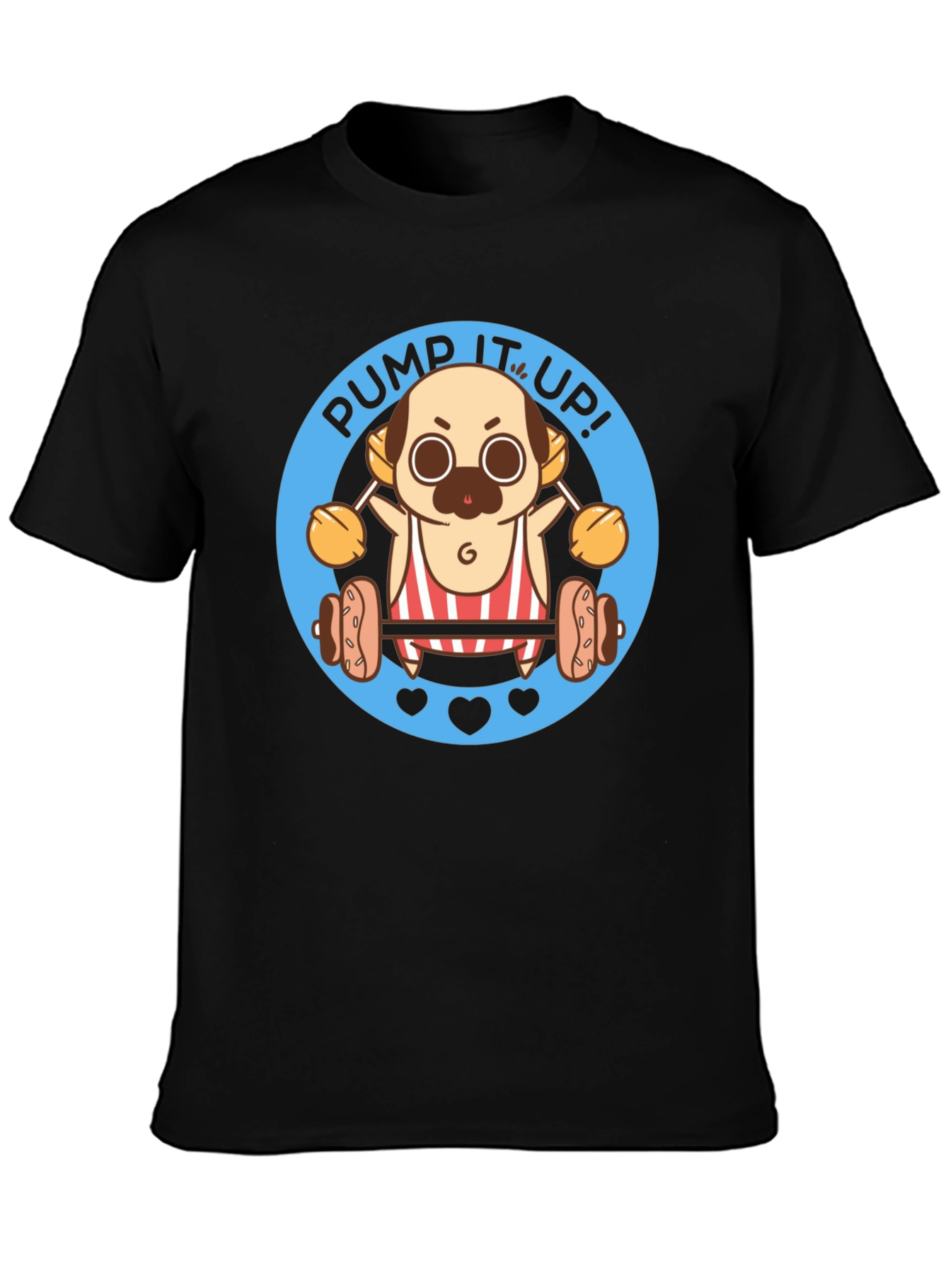 Pug Pump It Up T-Shirt