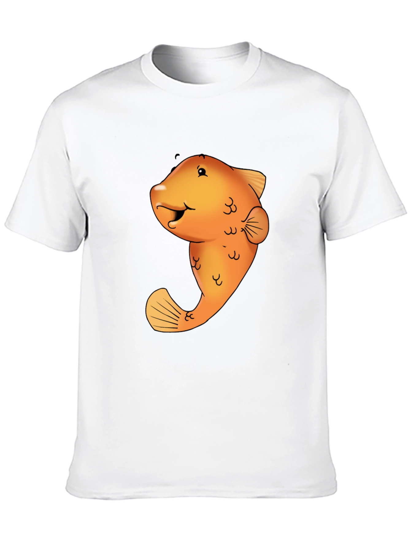 Funny Fish Graphic Tee - Black
