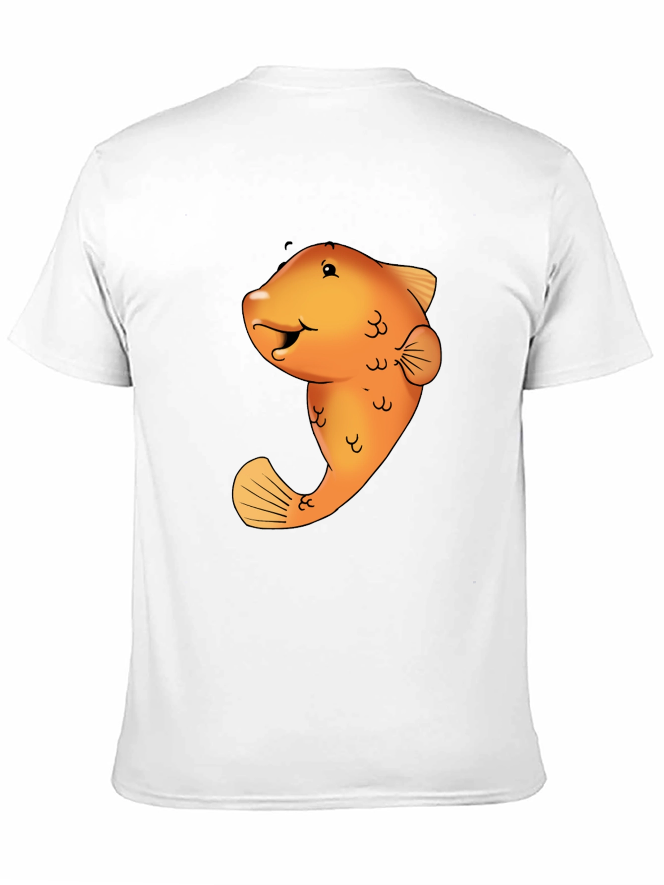 Funny Fish Graphic Tee - Black