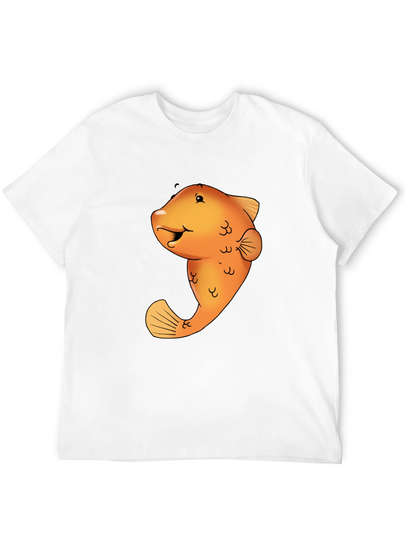 Funny Fish Graphic Tee - Black