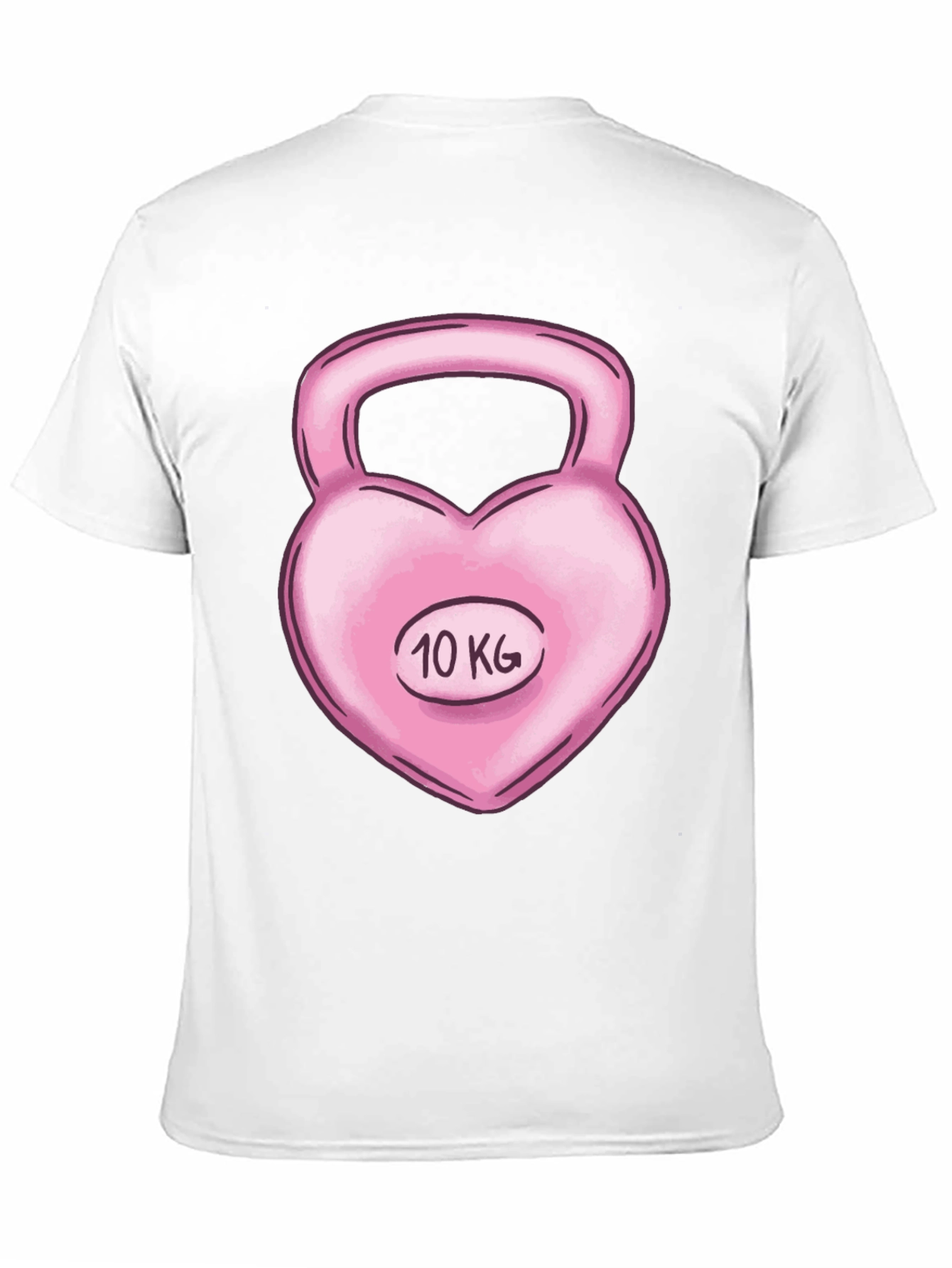 Heart Kettlebell 10 KG Black T-Shirt