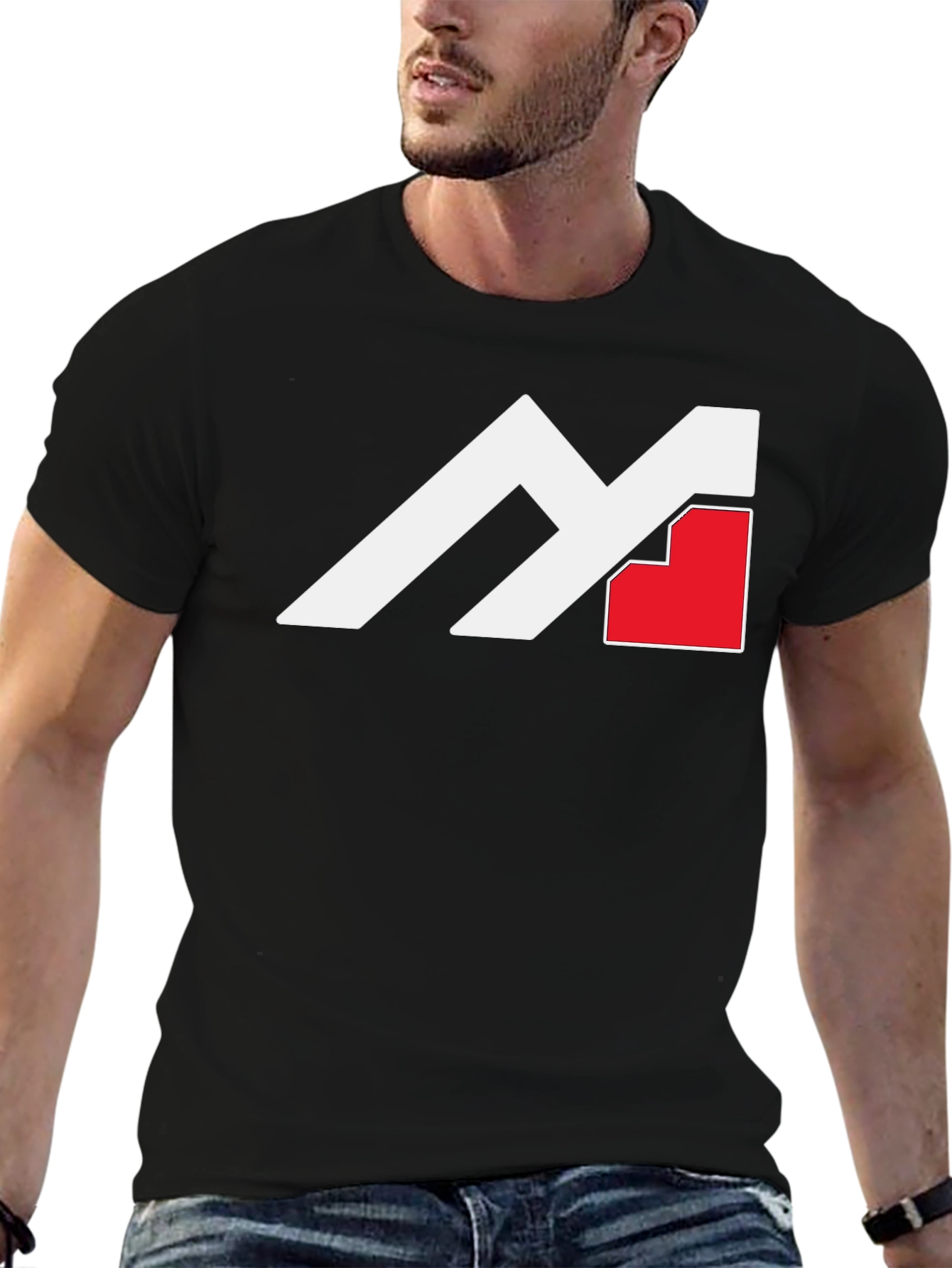 Modern Graphic T-Shirt: Bold Logo Design
