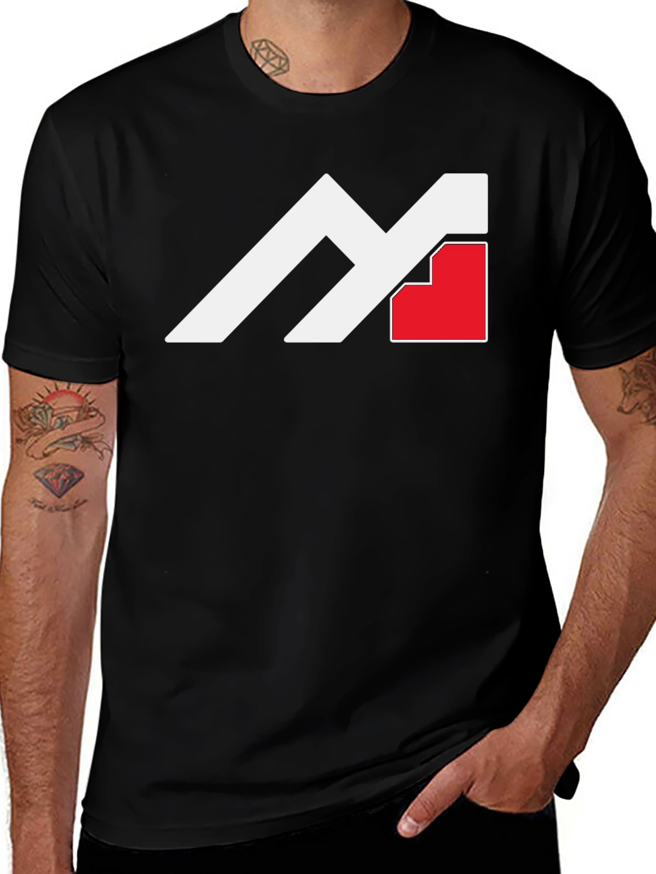 Modern Graphic T-Shirt: Bold Logo Design
