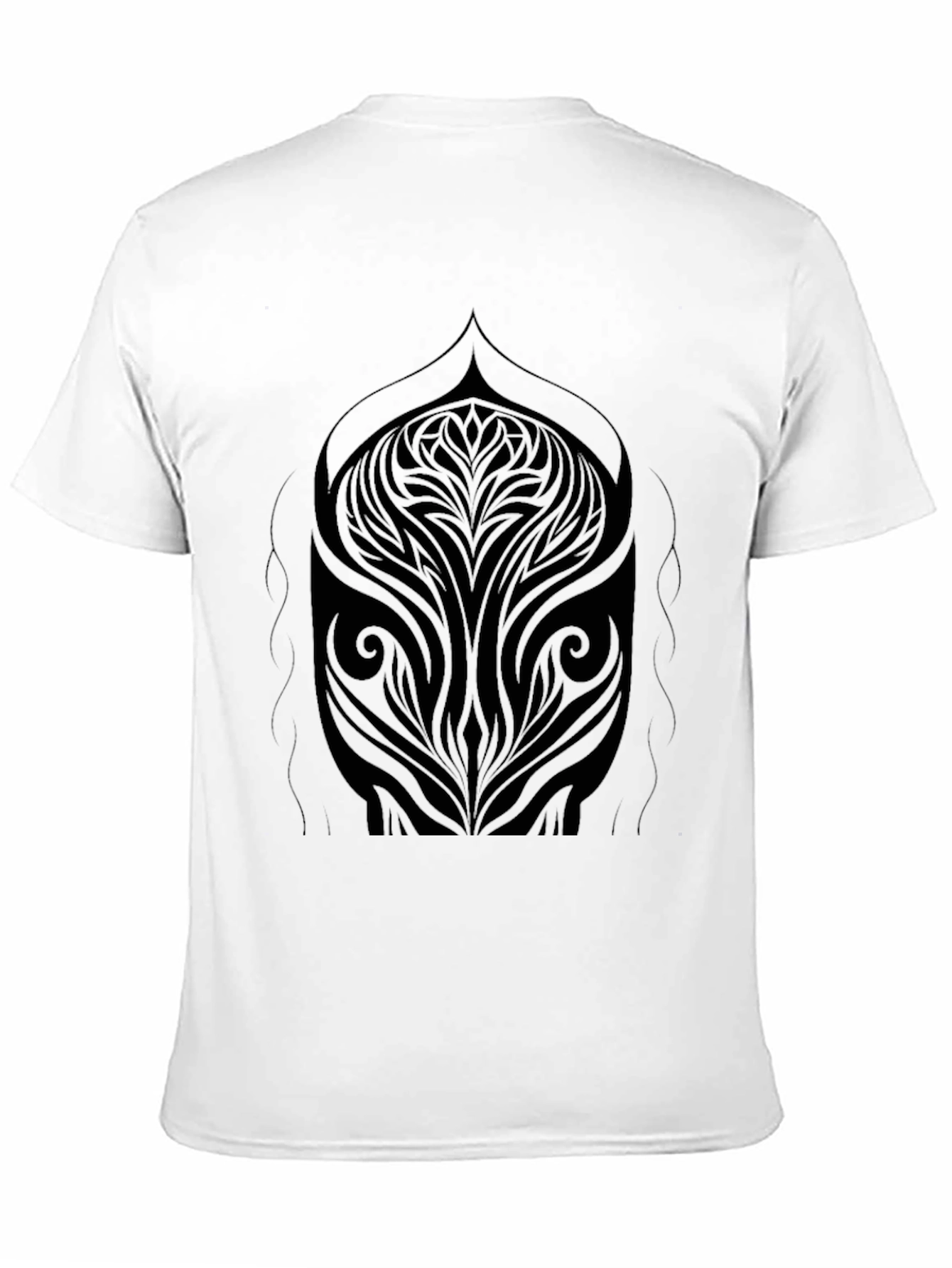 Abstract Tribal Art Black T-Shirt