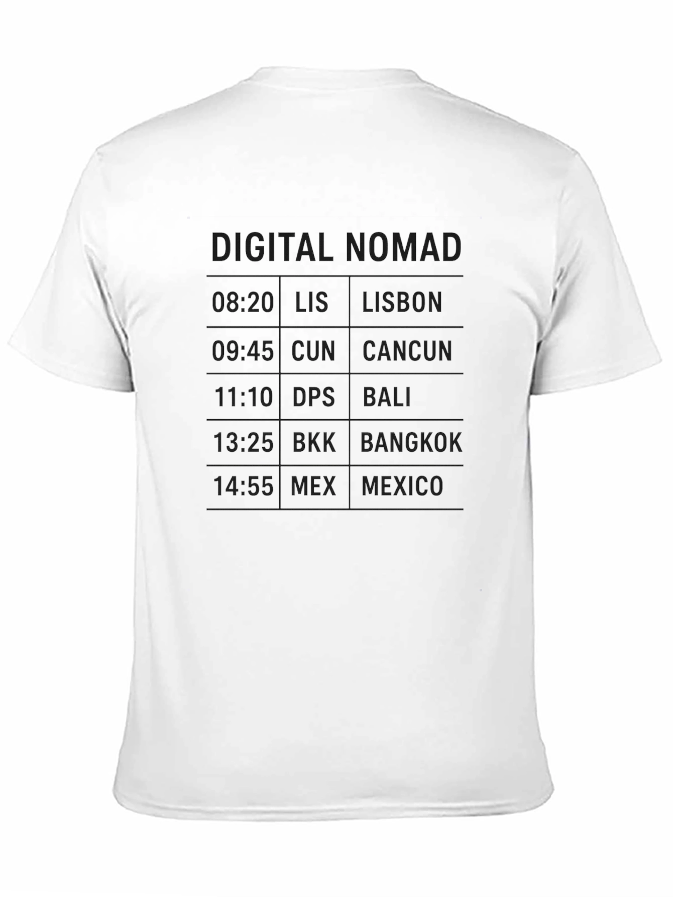 Digital Nomad Travel T-Shirt - Global Adventure