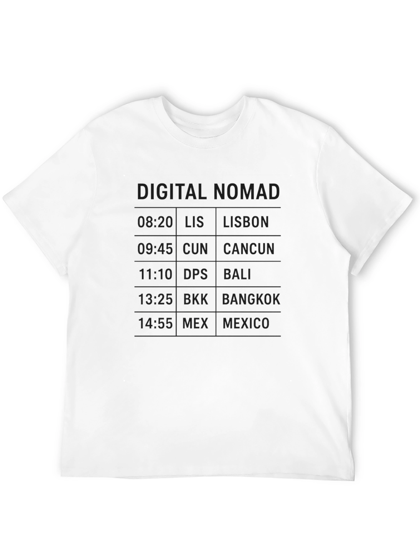 Digital Nomad Travel T-Shirt - Global Adventure