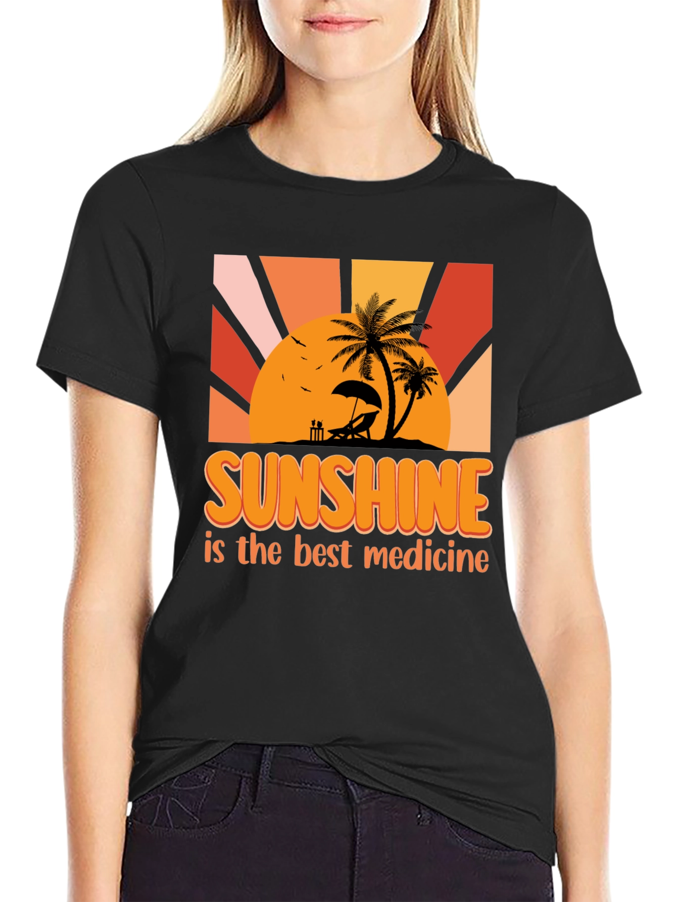 Sunshine is the Best Medicine Graphic T-Shirt