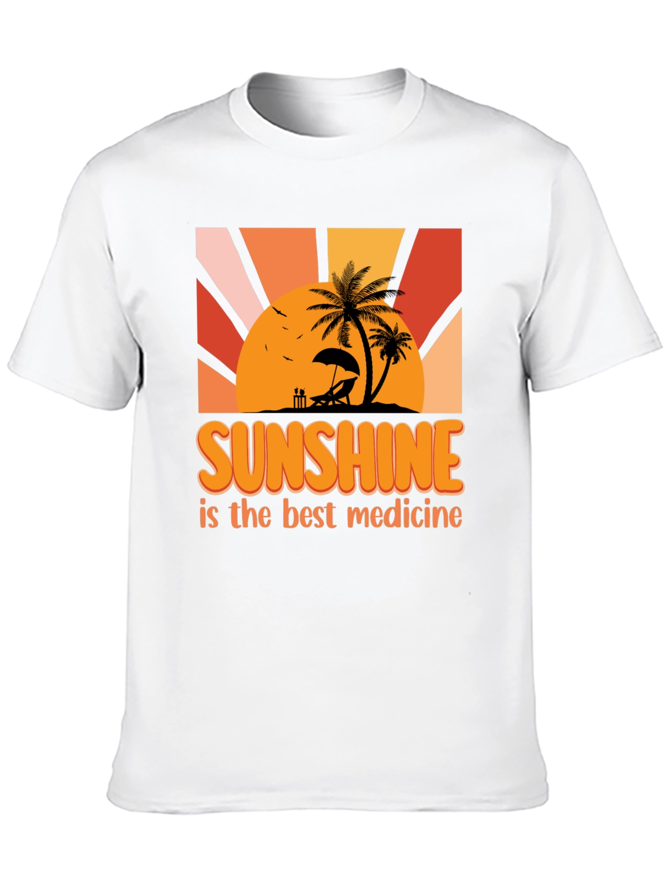 Sunshine is the Best Medicine Graphic T-Shirt