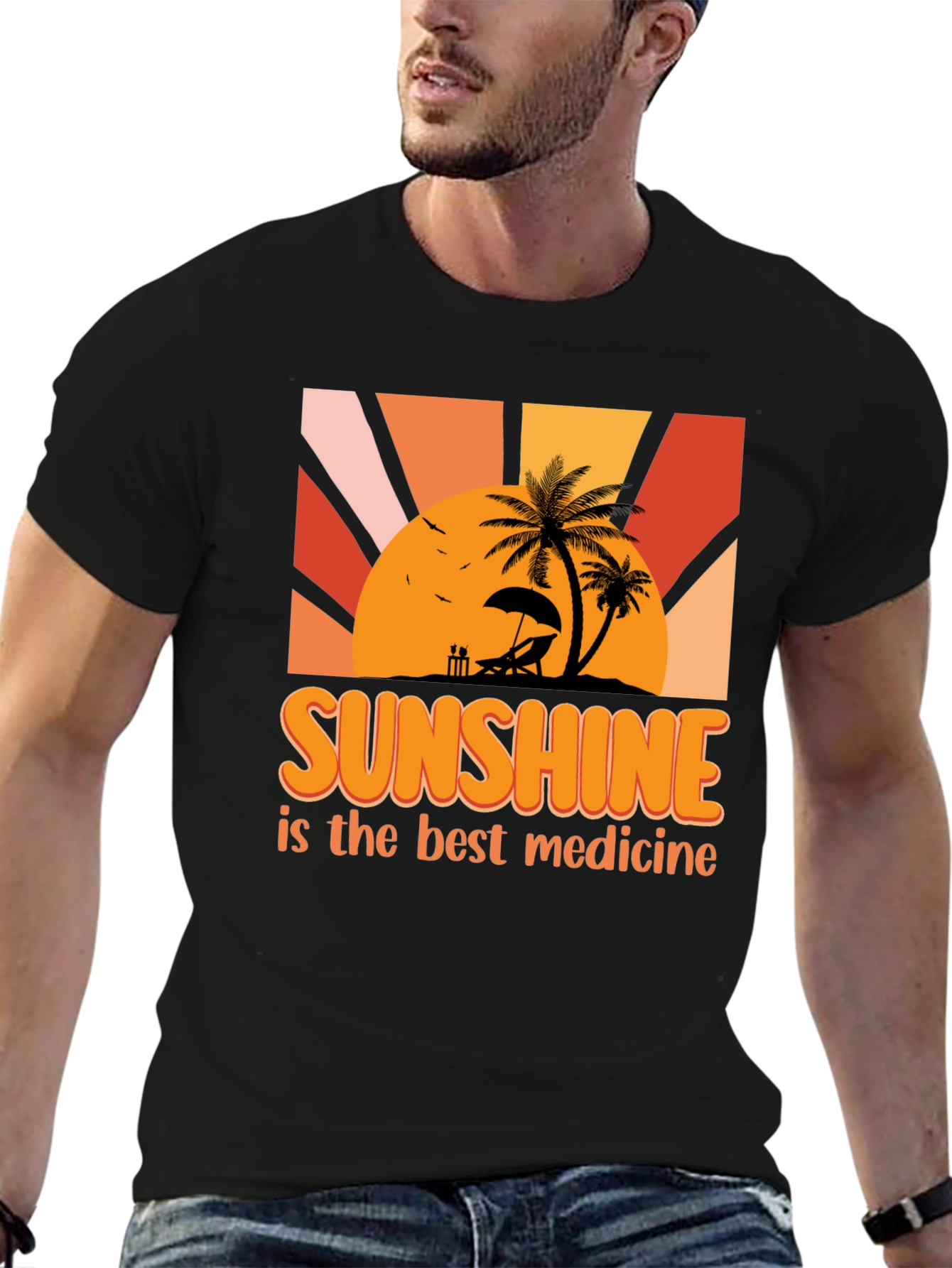 Sunshine is the Best Medicine Graphic T-Shirt