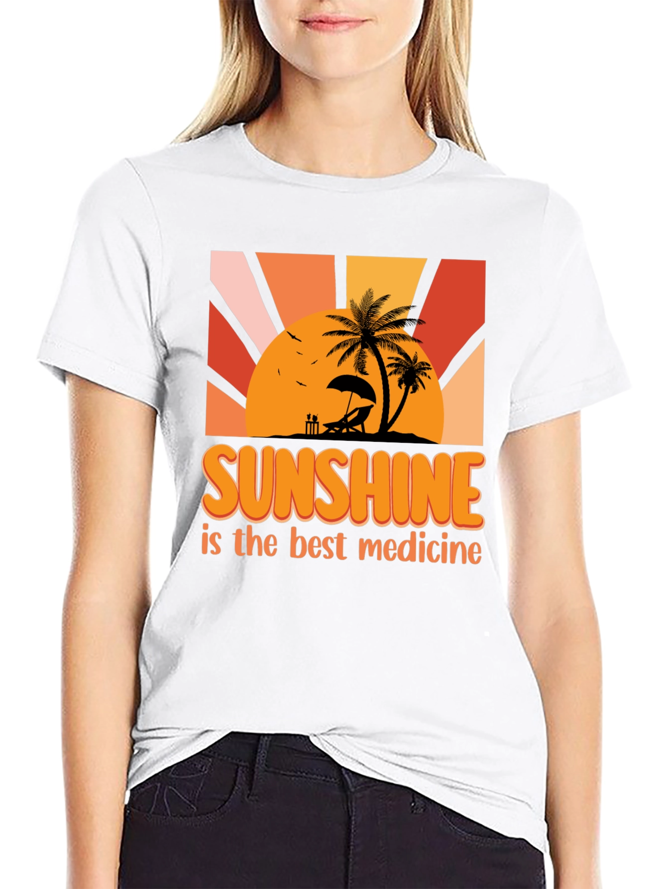 Sunshine is the Best Medicine Graphic T-Shirt