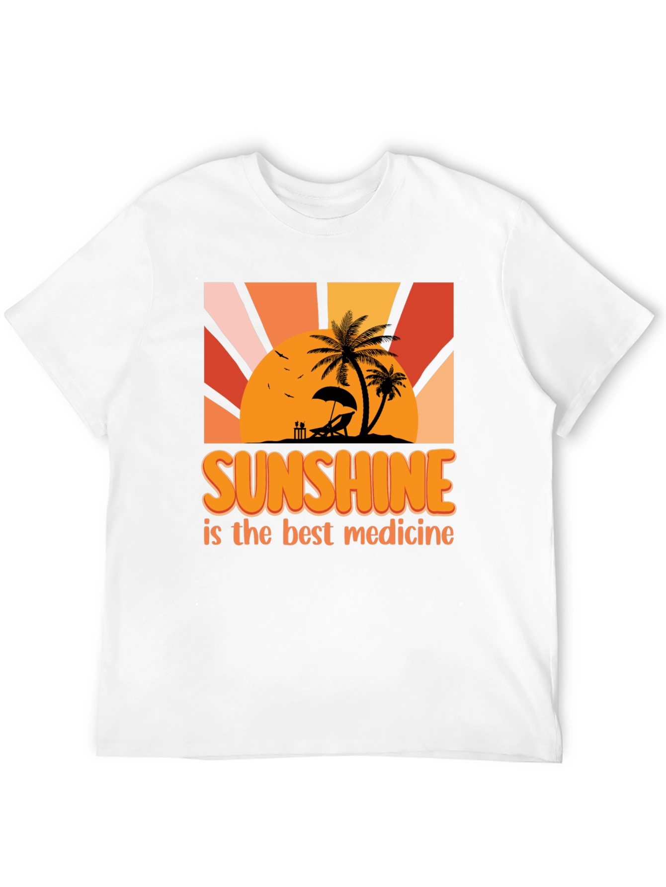 Sunshine is the Best Medicine Graphic T-Shirt