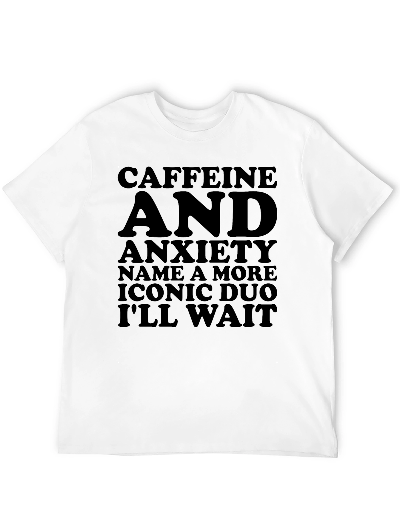 Caffeine and Anxiety Graphic T-Shirt