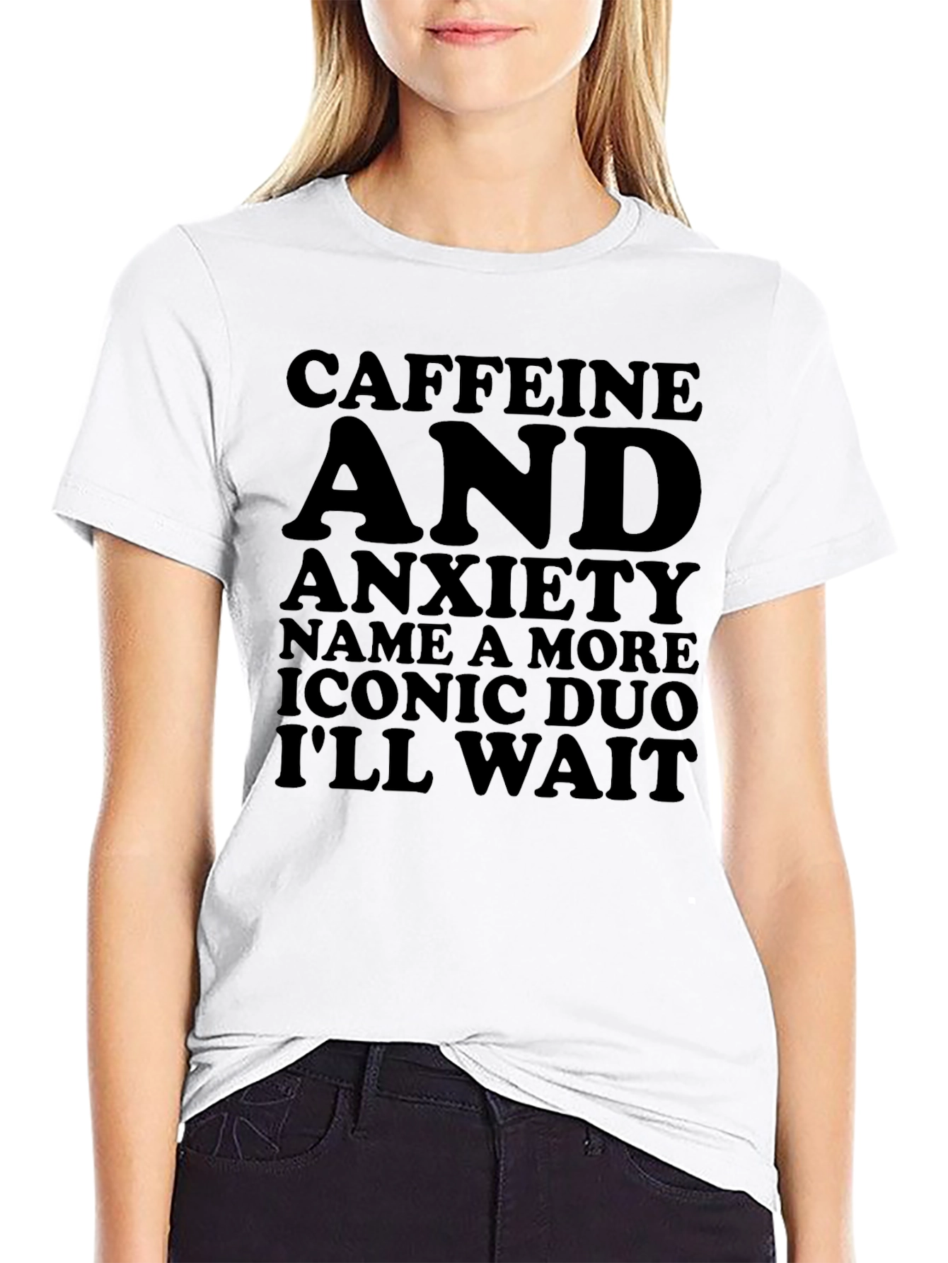 Caffeine and Anxiety Graphic T-Shirt