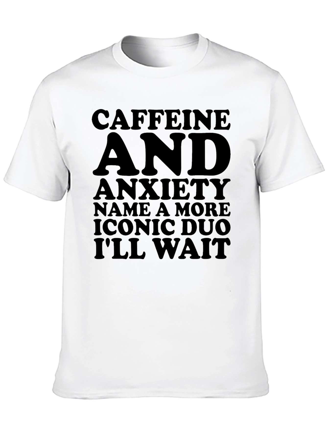Caffeine and Anxiety Graphic T-Shirt