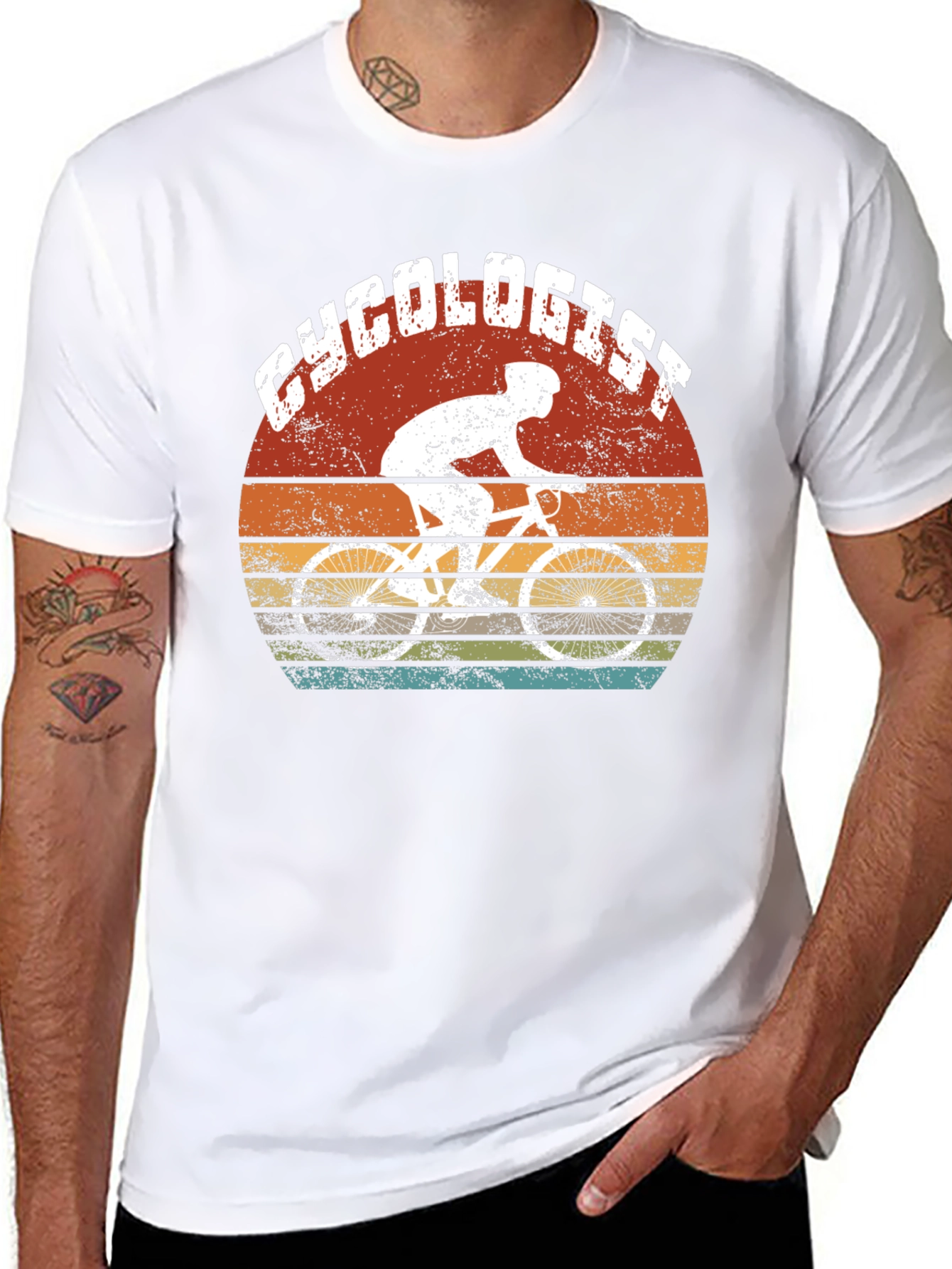 Retro Cyclologist T-Shirt - Cycling Lover Tee