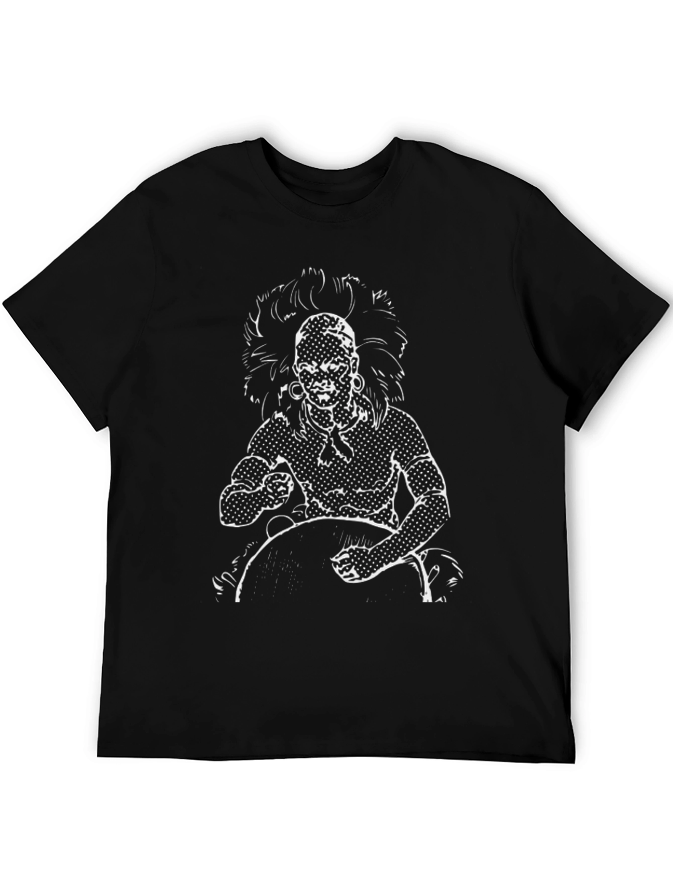 Tribal Drummer Graphic Tee - Bold & Unique