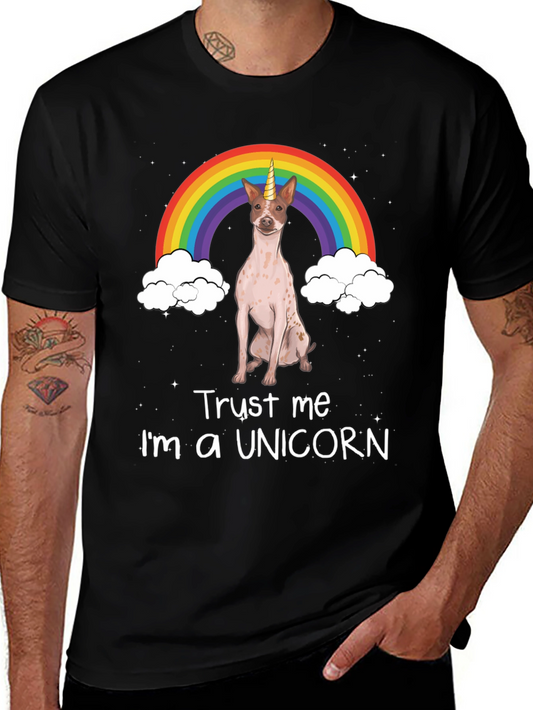 Unicorn Dog Graphic T-Shirt