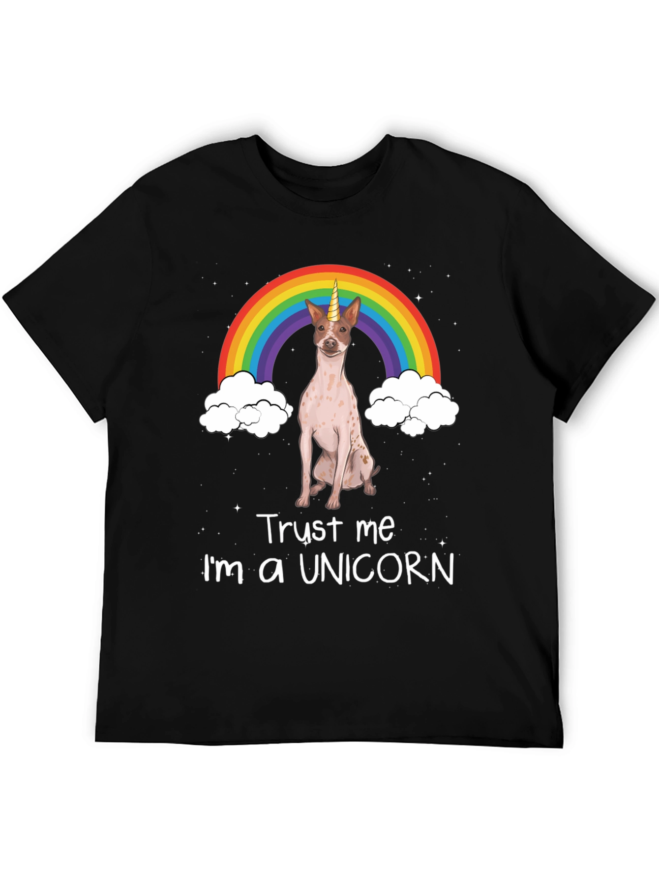 Unicorn Dog Graphic T-Shirt