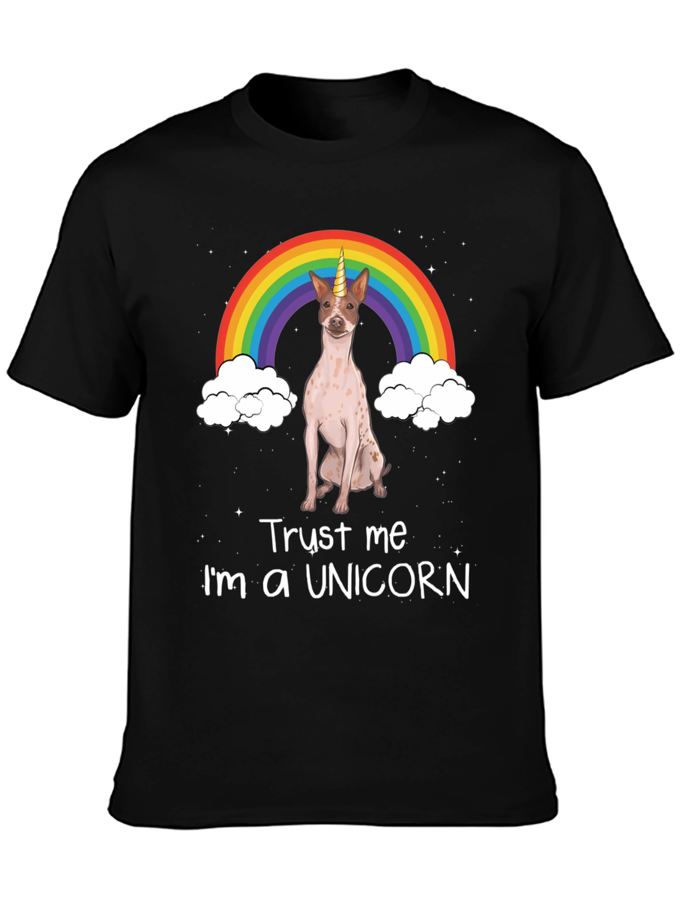 Unicorn Dog Graphic T-Shirt