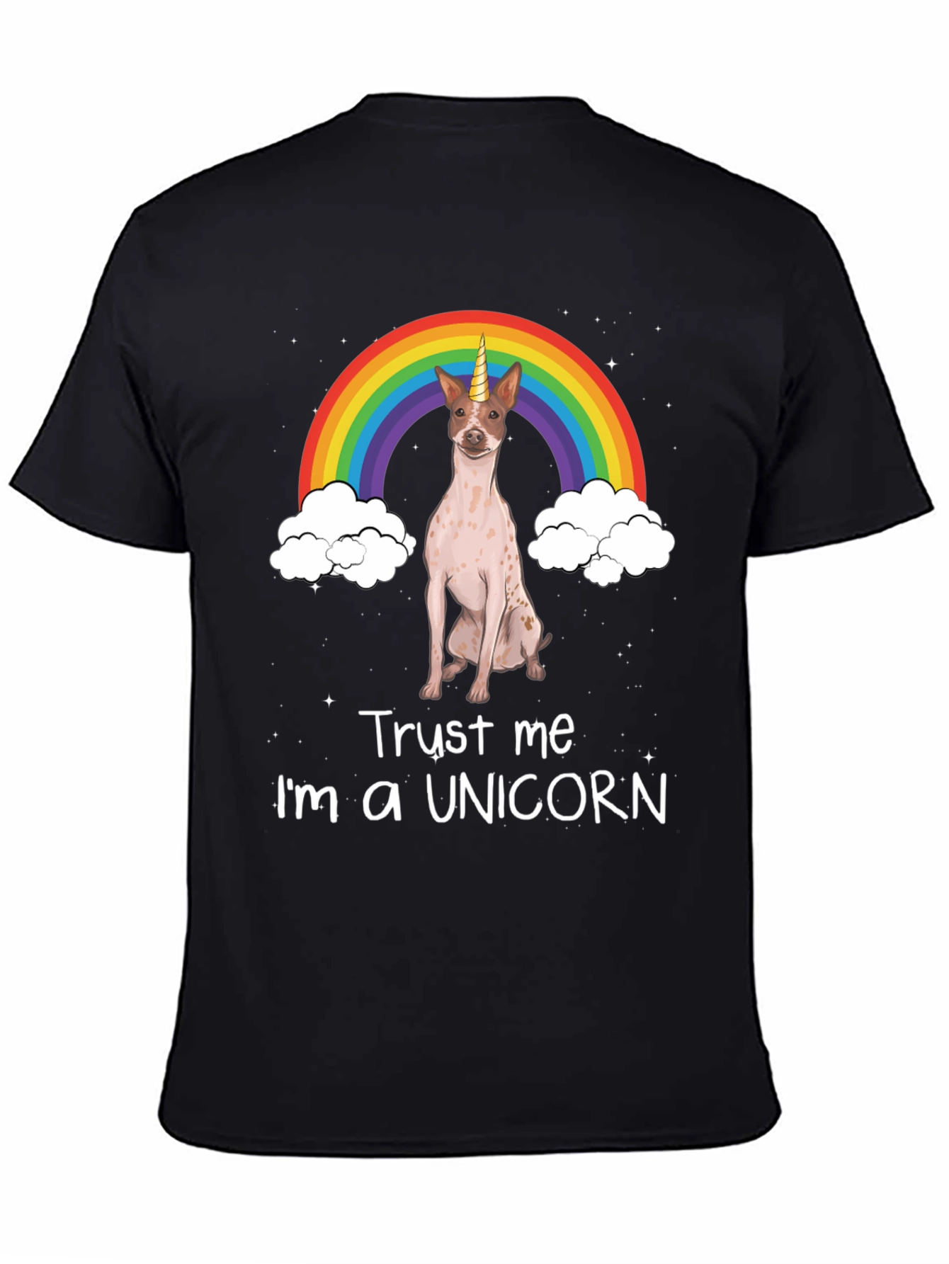 Unicorn Dog Graphic T-Shirt